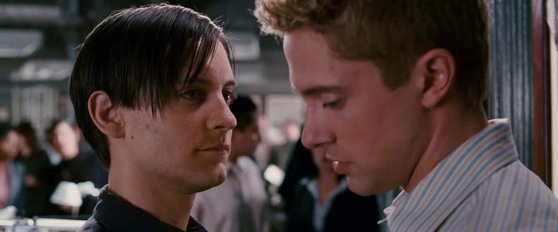 Tobey Maguire and Topher Grace in Spider-Man 3 (2007)