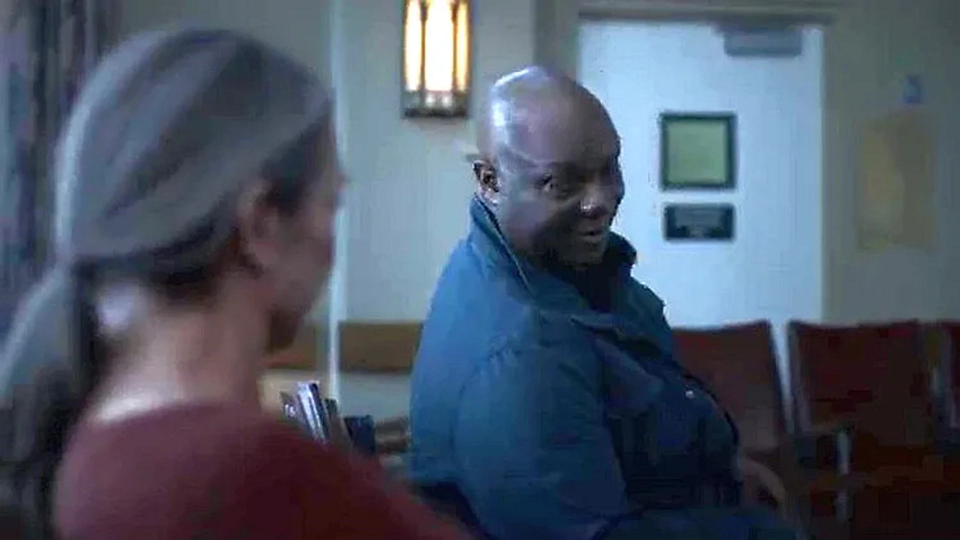 Elizabeth Marvel and Robert Wisdom in Helstrom (2020)