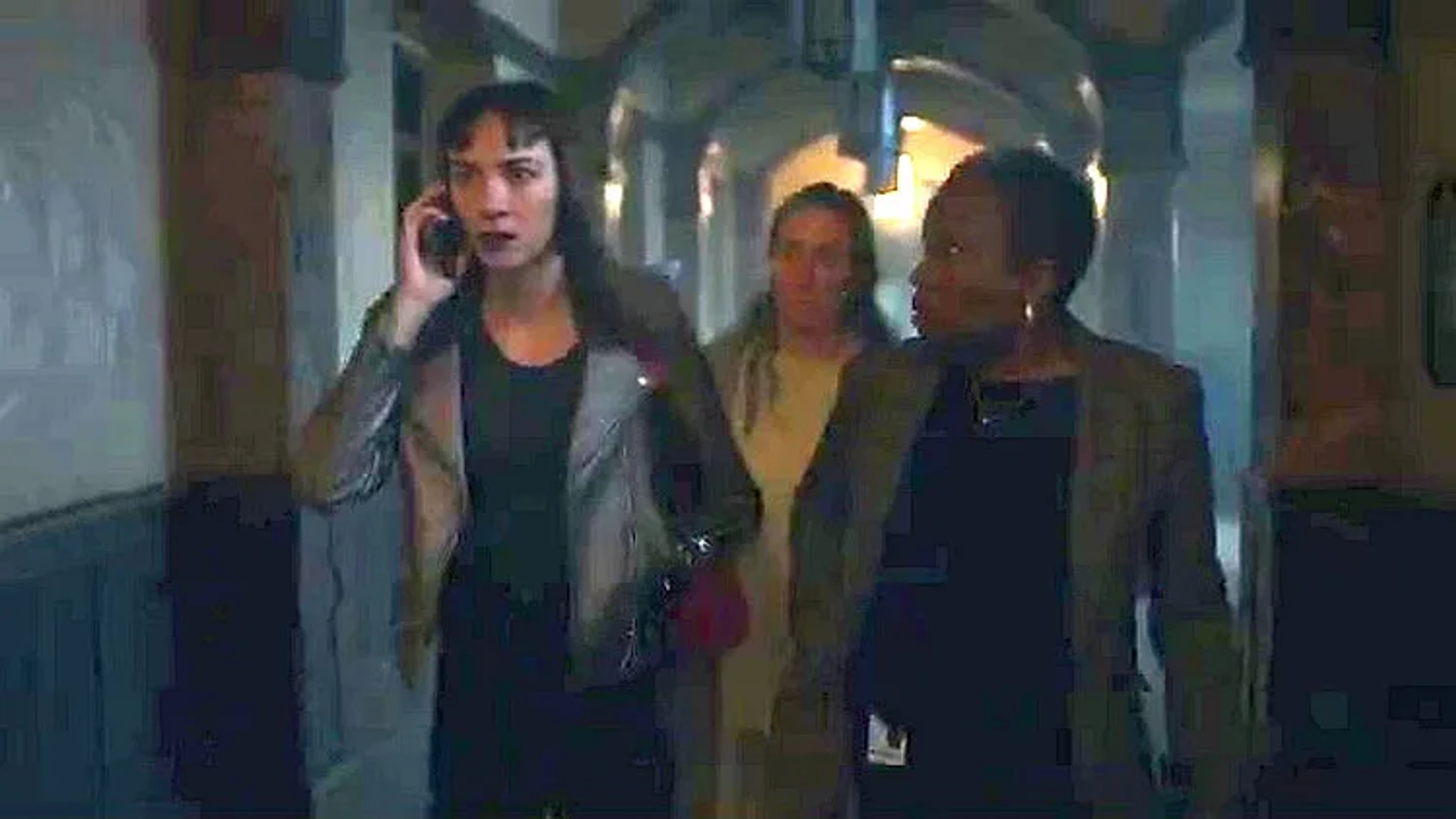 June Carryl, Elizabeth Marvel, and Sydney Lemmon in Helstrom (2020)