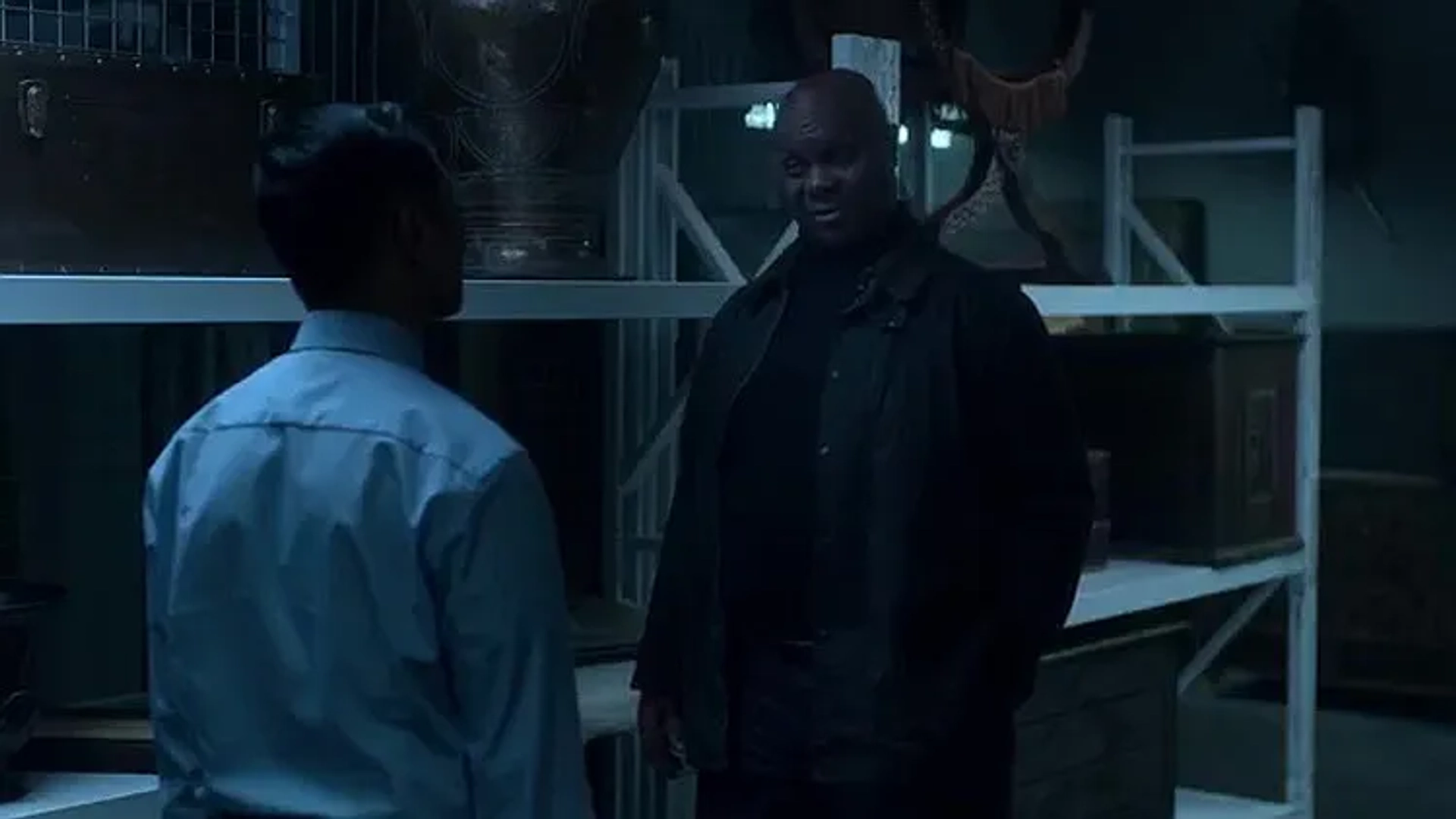 Robert Wisdom and Alain Uy in Helstrom (2020)