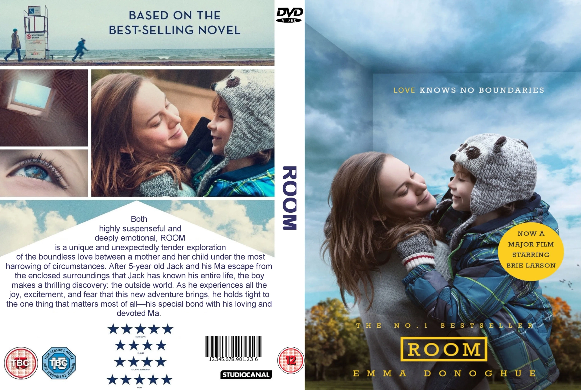 Brie Larson and Jacob Tremblay in Room (2015)