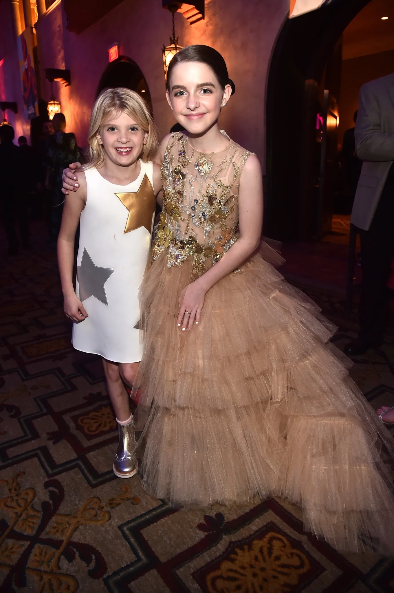 London Fuller and Mckenna Grace at an event for Captain Marvel (2019)