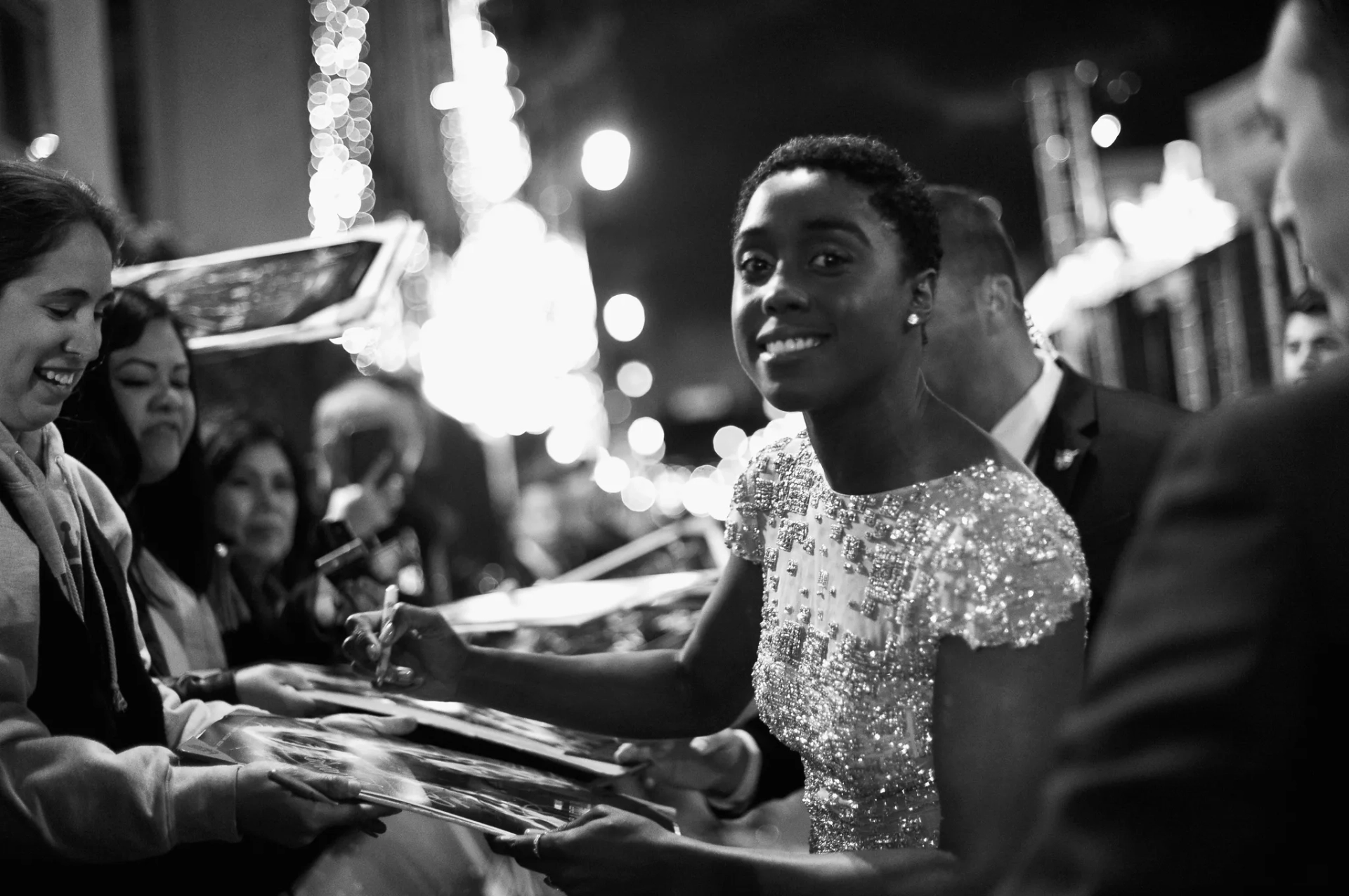 Lashana Lynch at an event for Captain Marvel (2019)