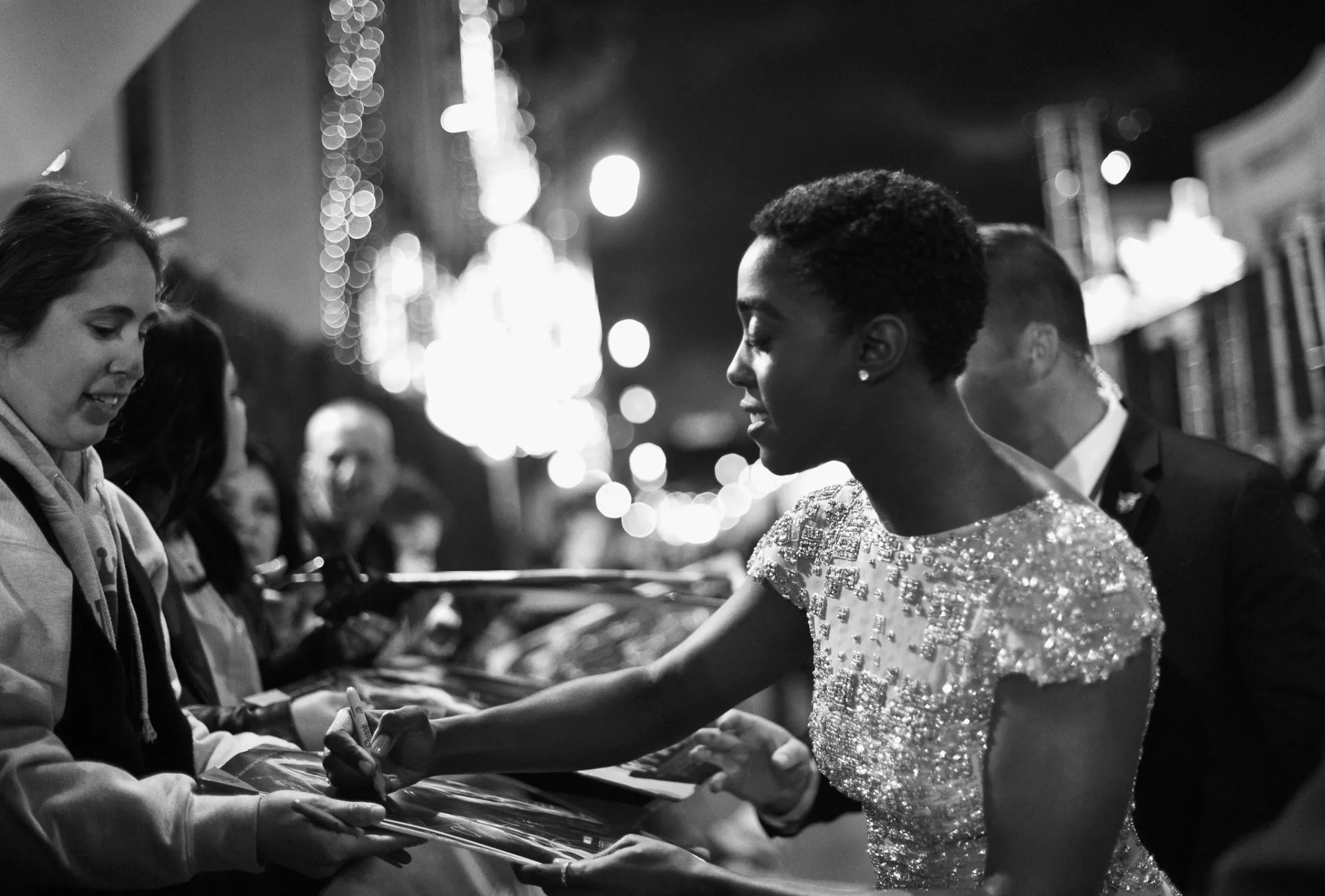 Lashana Lynch at an event for Captain Marvel (2019)