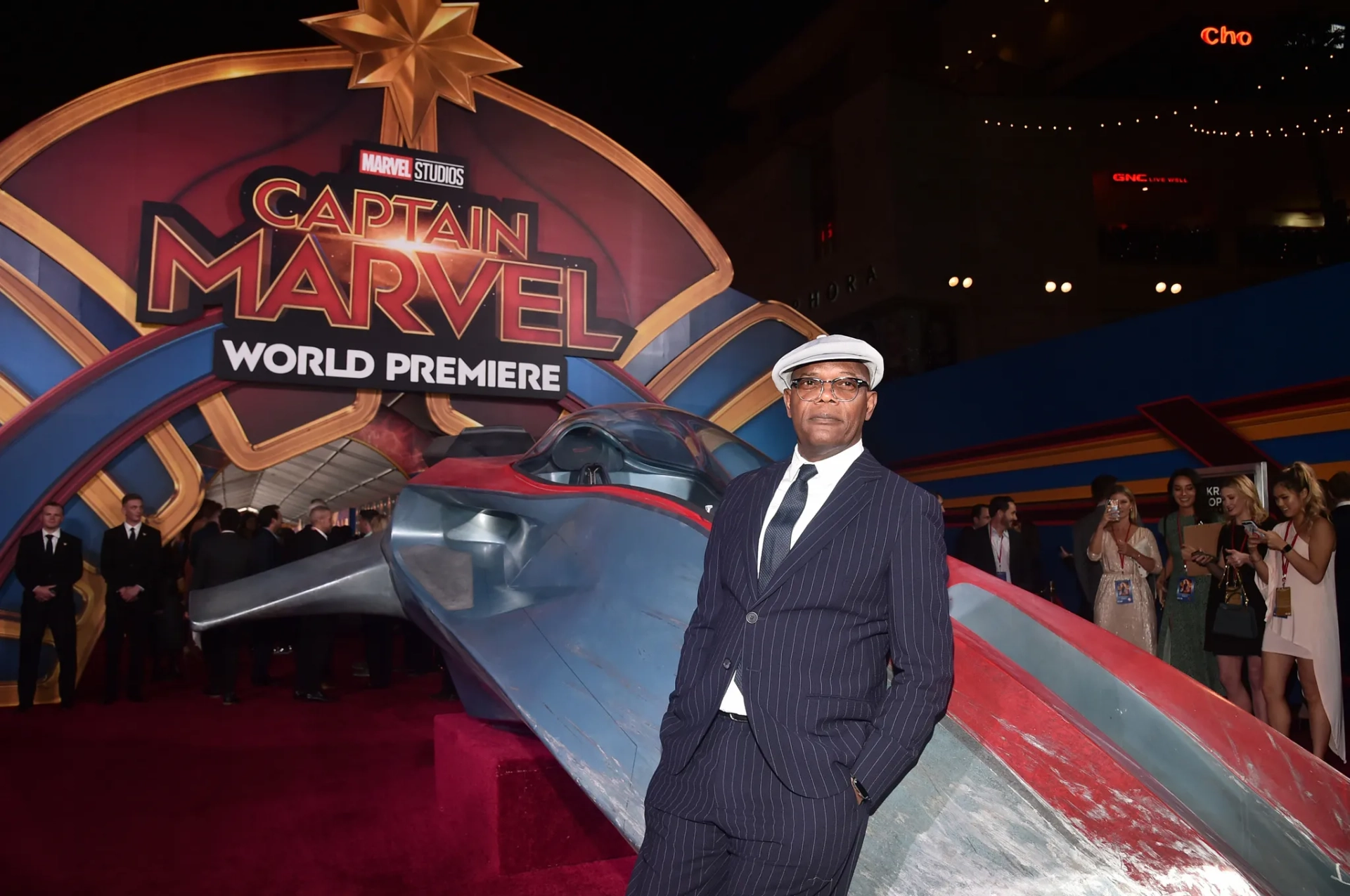 Samuel L. Jackson at an event for Captain Marvel (2019)