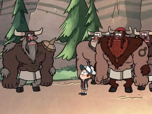 Jason Ritter, Fred Tatasciore, and Matt Chapman in Gravity Falls (2012)