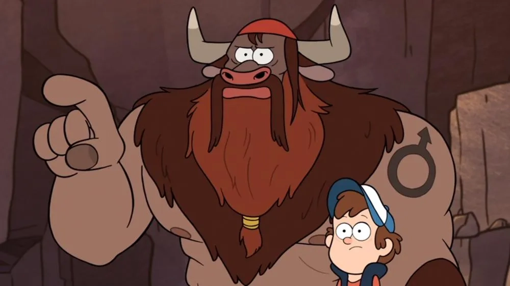 Jason Ritter and Fred Tatasciore in Gravity Falls (2012)