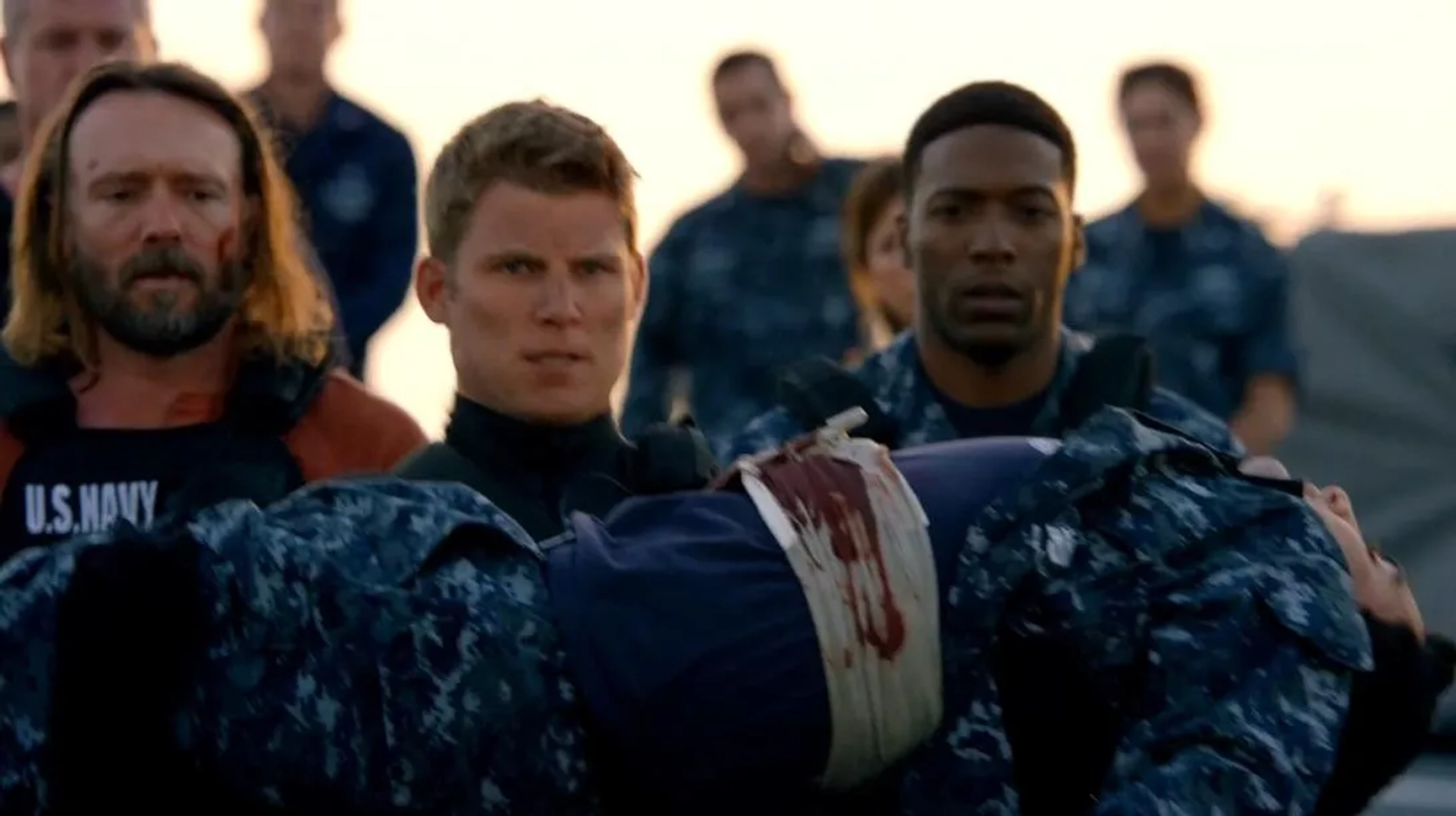 John Pyper-Ferguson, Jocko Sims, and Travis Van Winkle in The Last Ship (2014)