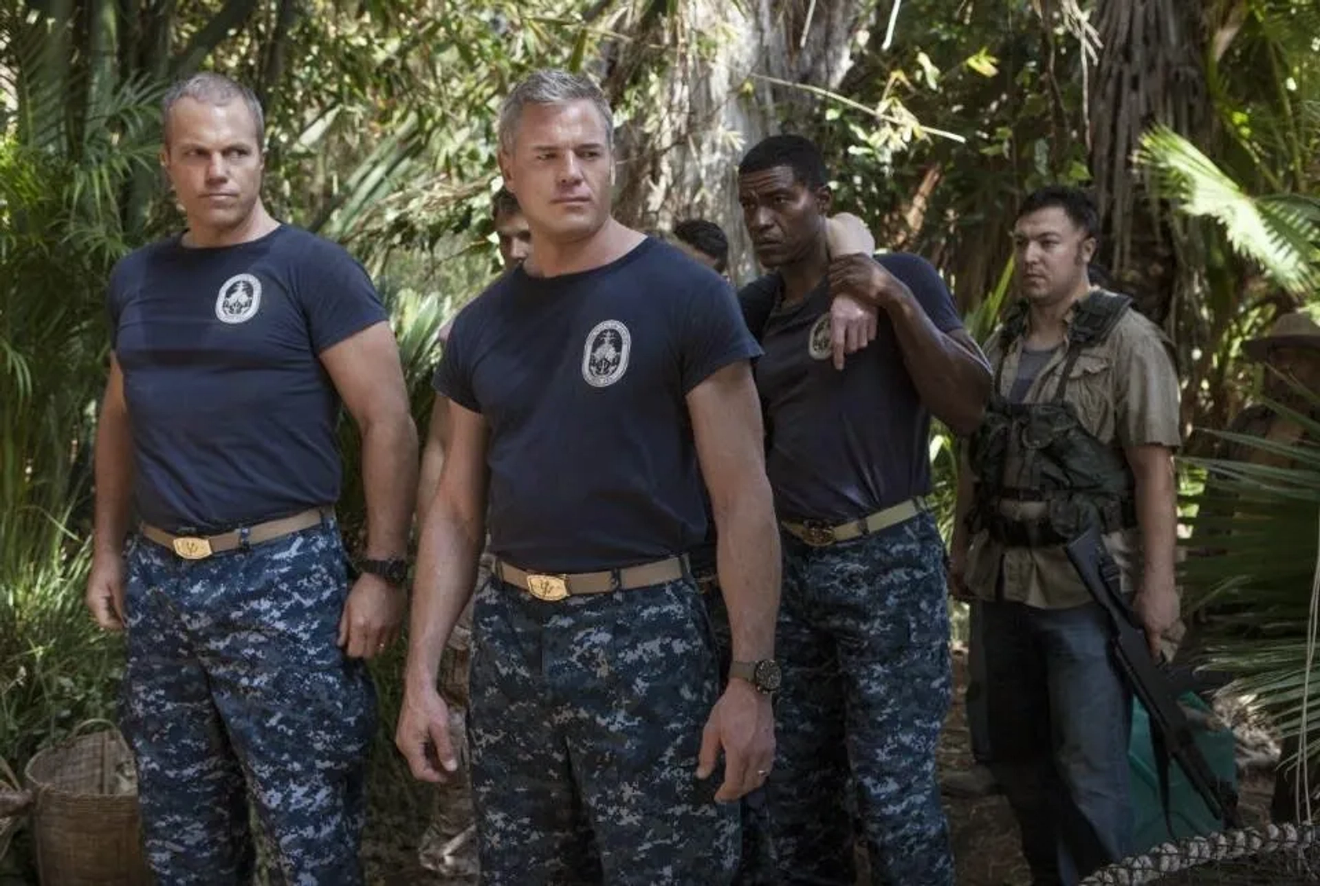 Adam Baldwin, Eric Dane, and Charles Parnell in The Last Ship (2014)