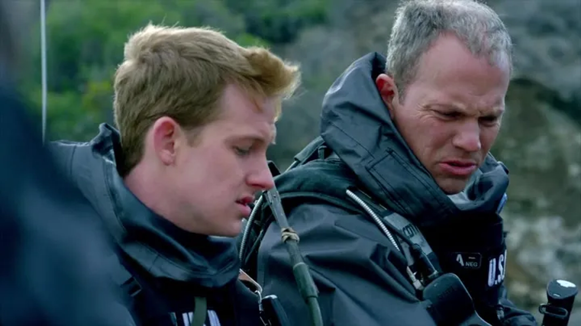 Adam Baldwin and Chris Sheffield in The Last Ship (2014)