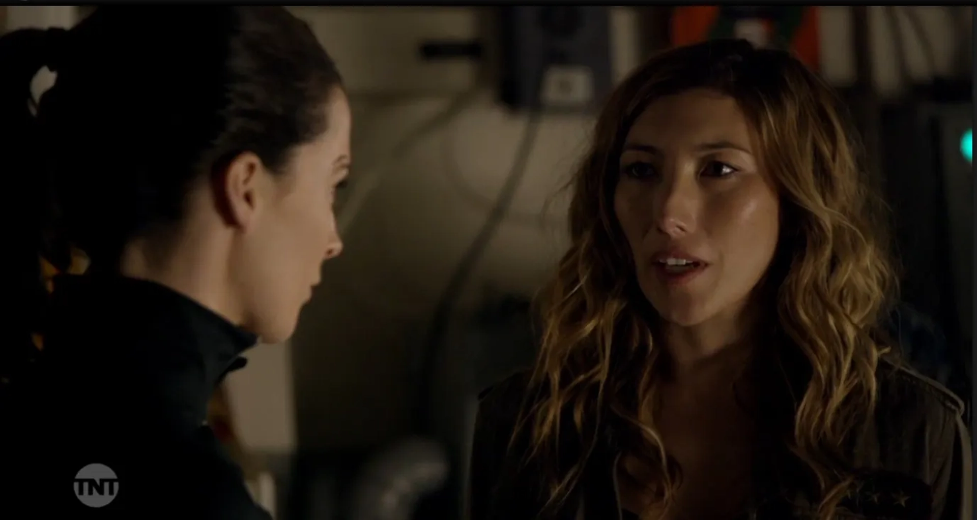 Dichen Lachman and Bridget Regan in The Last Ship (2014)