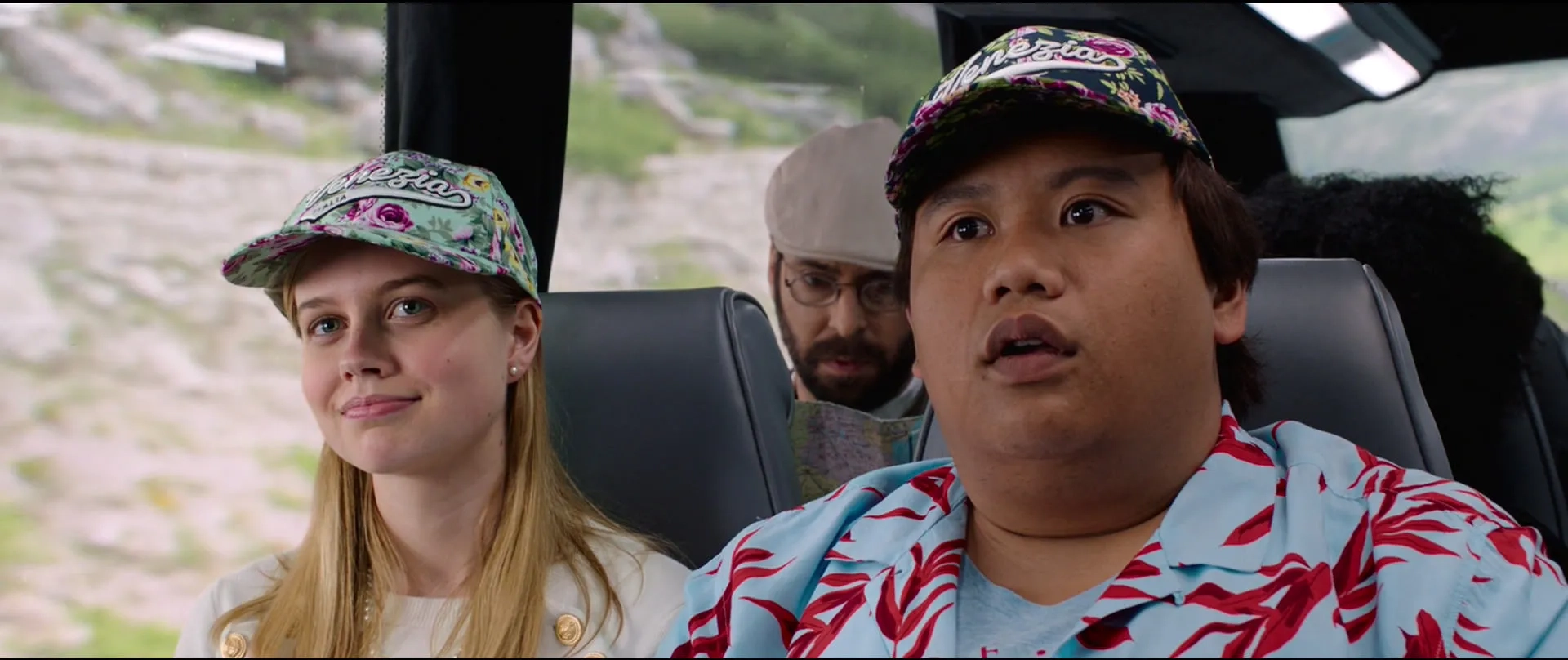 Martin Starr, Angourie Rice, and Jacob Batalon in Spider-Man: Far from Home (2019)