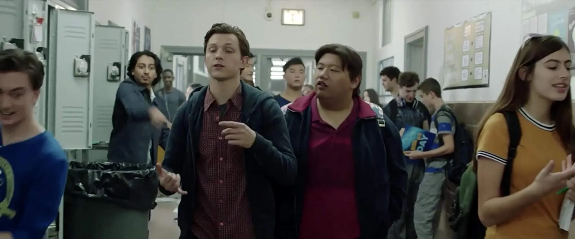 Eric Patrick Cameron, Tony Revolori, Tom Holland, and Jacob Batalon in Peter's To-Do List (2019)