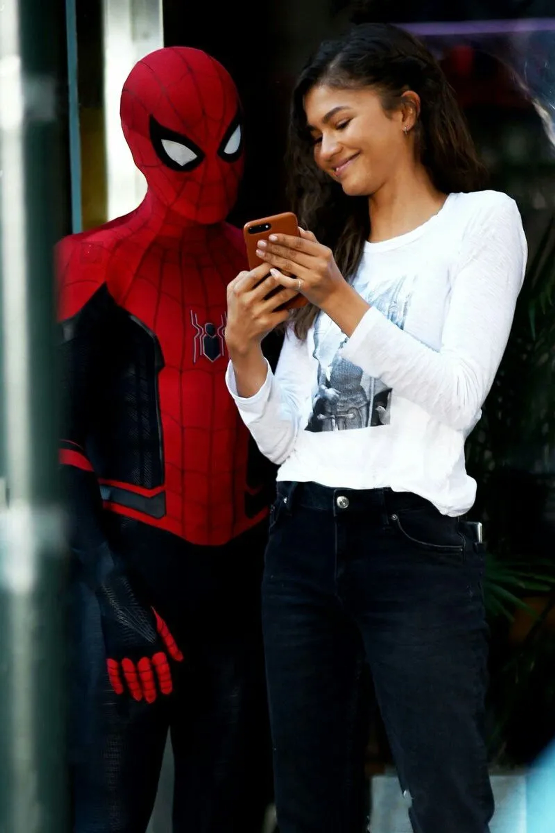 Zendaya and Tom Holland in Spider-Man: Far from Home (2019)