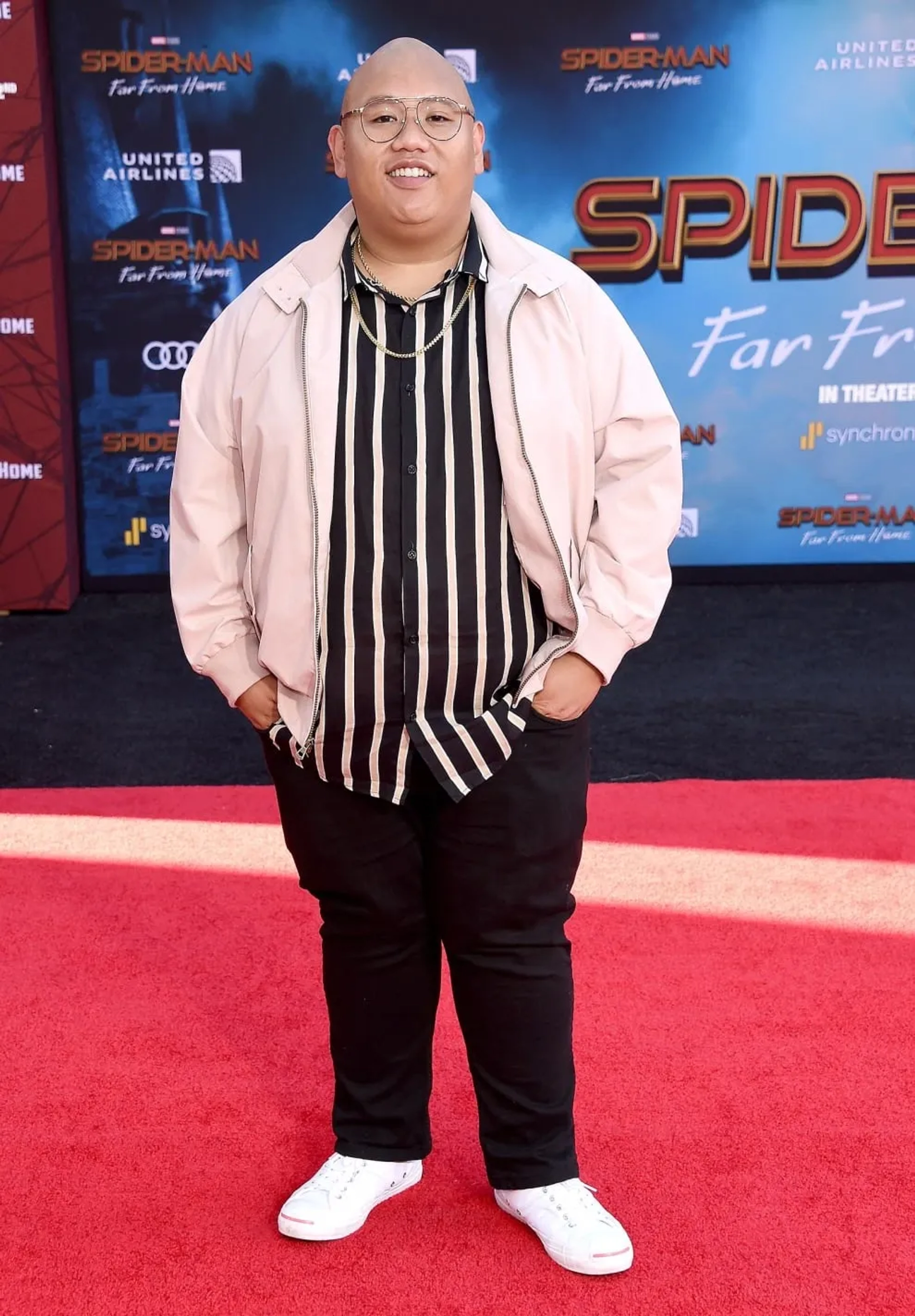 Jacob Batalon at an event for Spider-Man: Far from Home (2019)