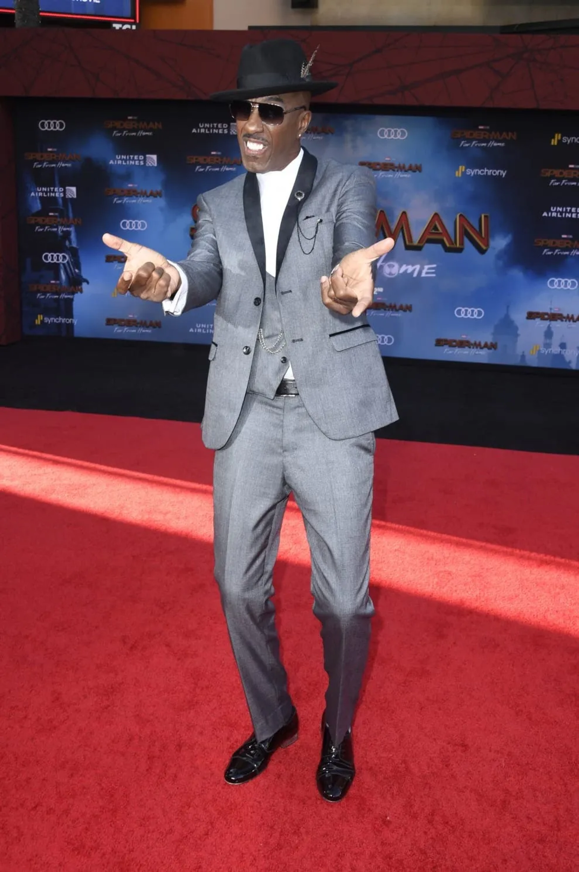 J.B. Smoove at an event for Spider-Man: Far from Home (2019)