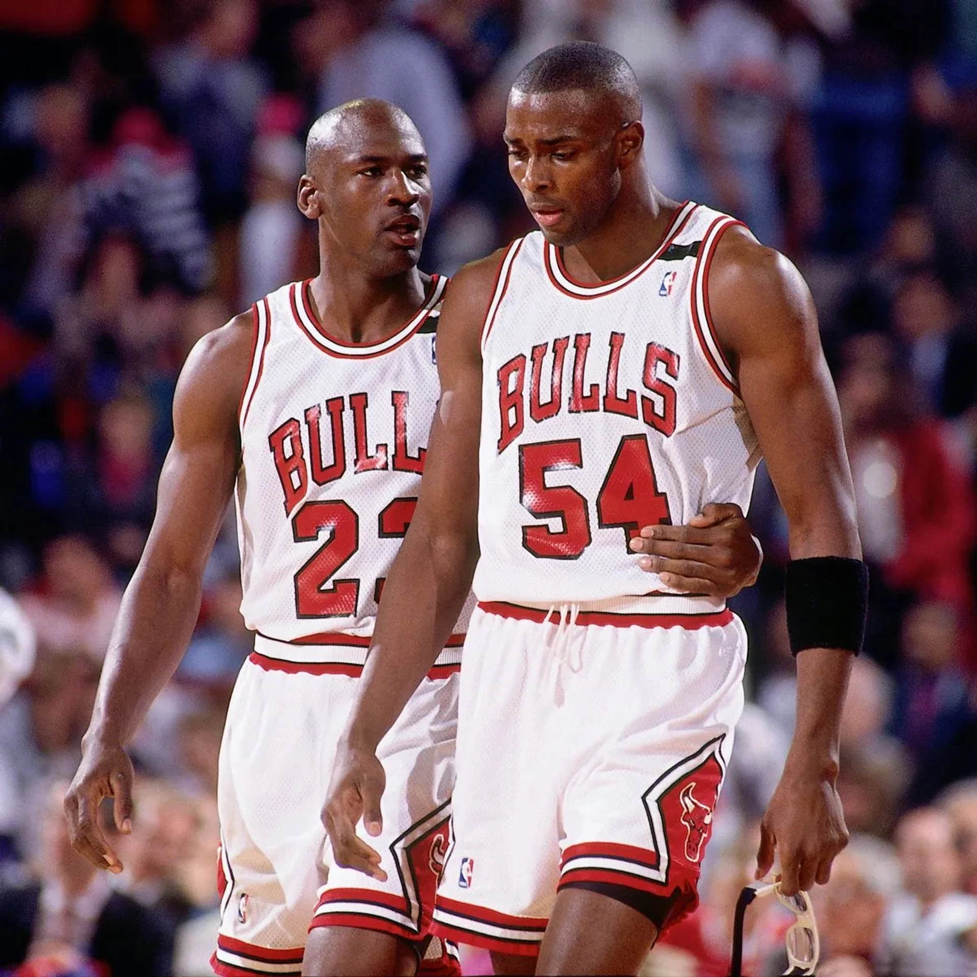 Michael Jordan and Horace Grant in The Last Dance (2020)