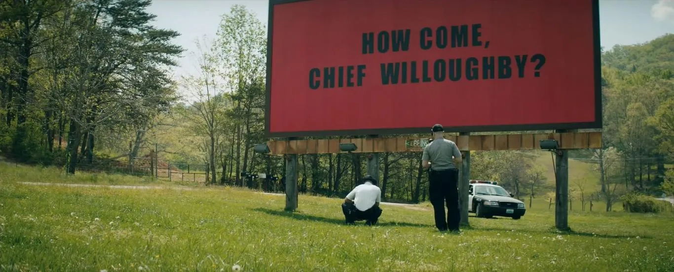 Woody Harrelson and Sam Rockwell in Three Billboards Outside Ebbing, Missouri (2017)