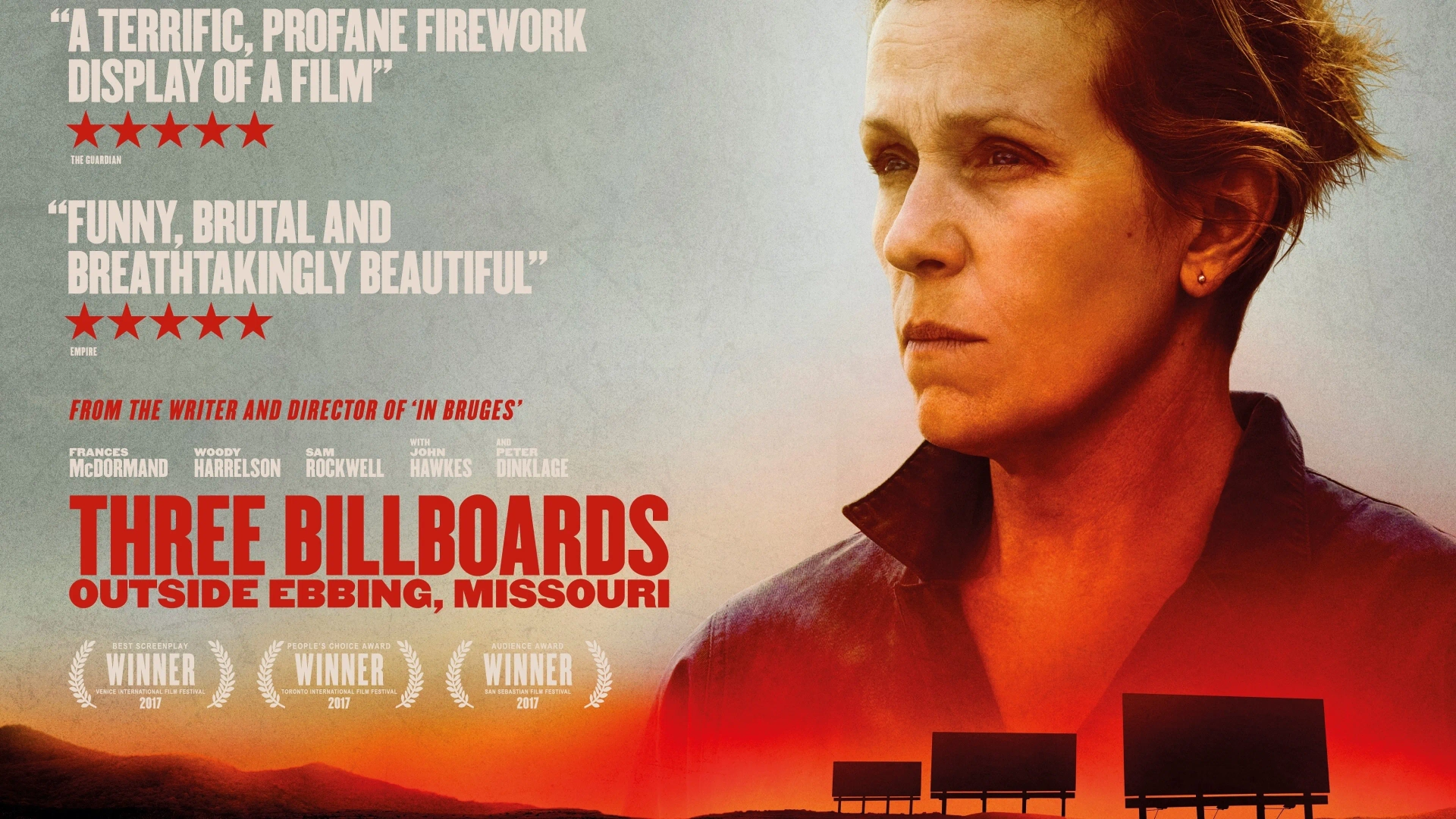 Frances McDormand in Three Billboards Outside Ebbing, Missouri (2017)