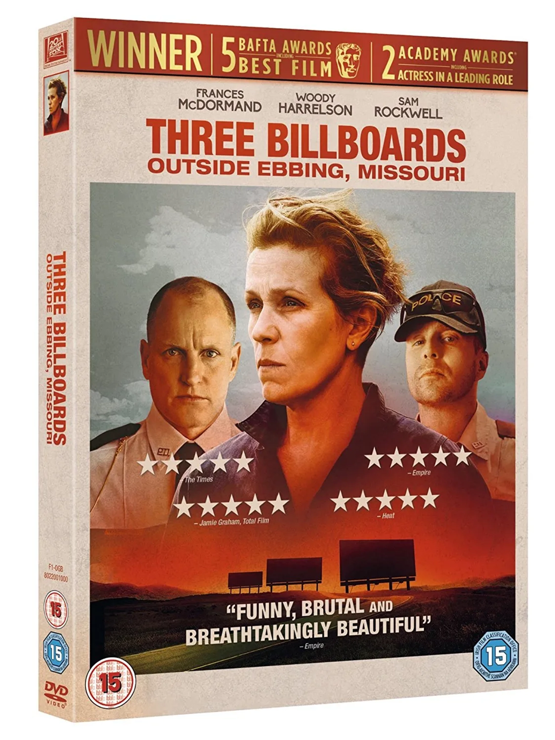 Woody Harrelson, Frances McDormand, and Sam Rockwell in Three Billboards Outside Ebbing, Missouri (2017)