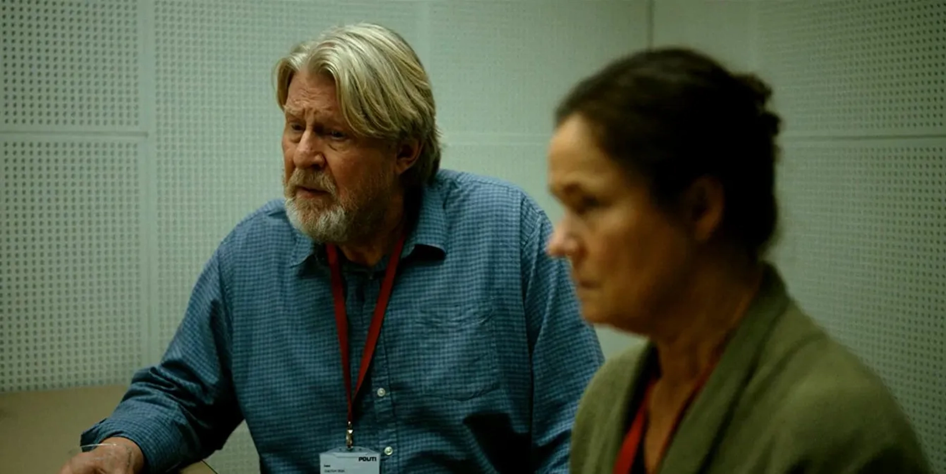 Pernilla August and Rolf Lassgård in The Investigation: Dag 1 (2020)