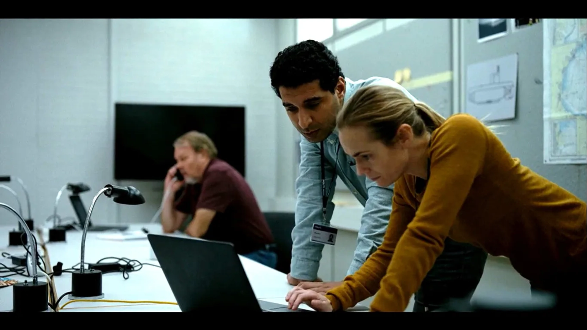 Laura Christensen and Dulfi Al-Jabouri in The Investigation: Det vi ved, og det vi antager (2020)