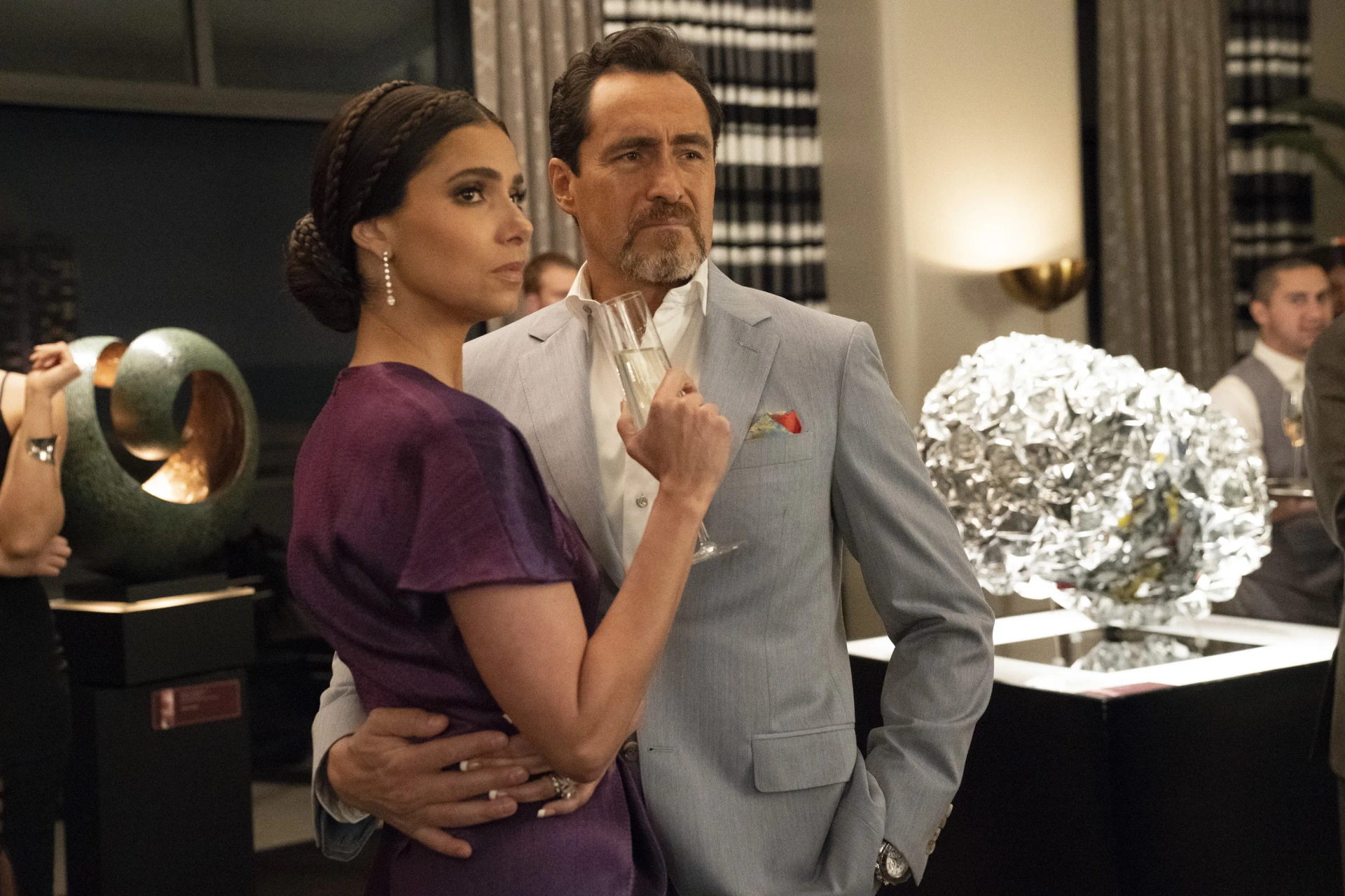 Demián Bichir and Roselyn Sanchez in Grand Hotel (2019)