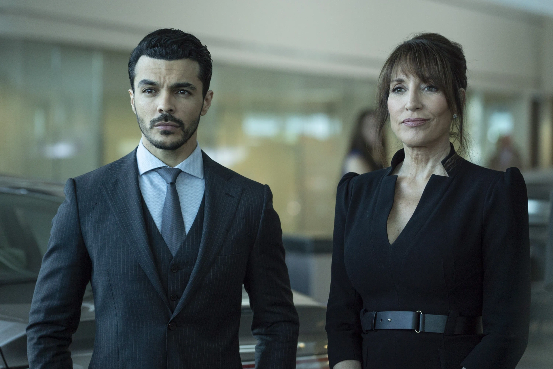 Katey Sagal and Shalim Ortiz in Grand Hotel (2019)