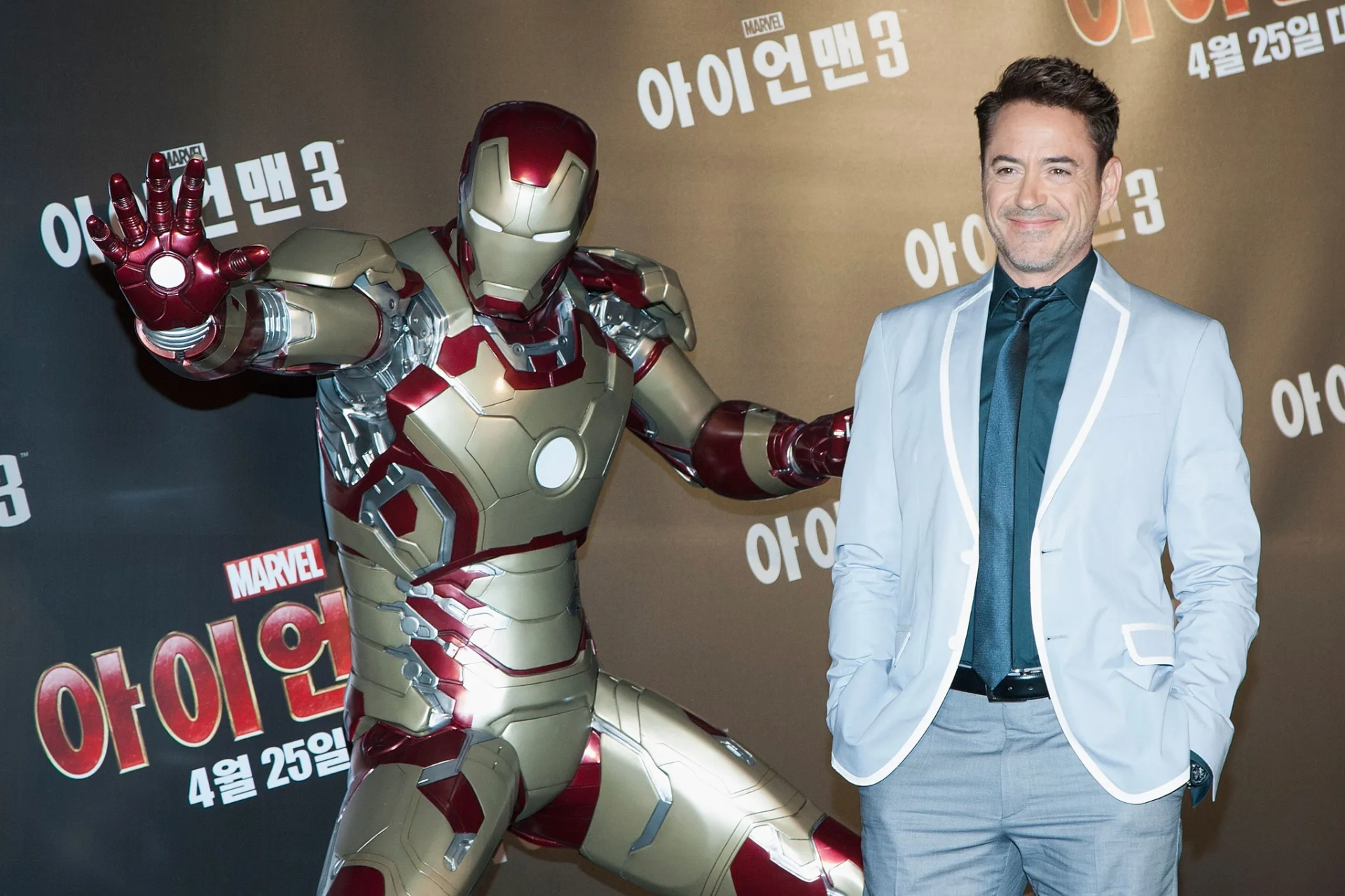 Robert Downey Jr. at an event for Iron Man 3 (2013)