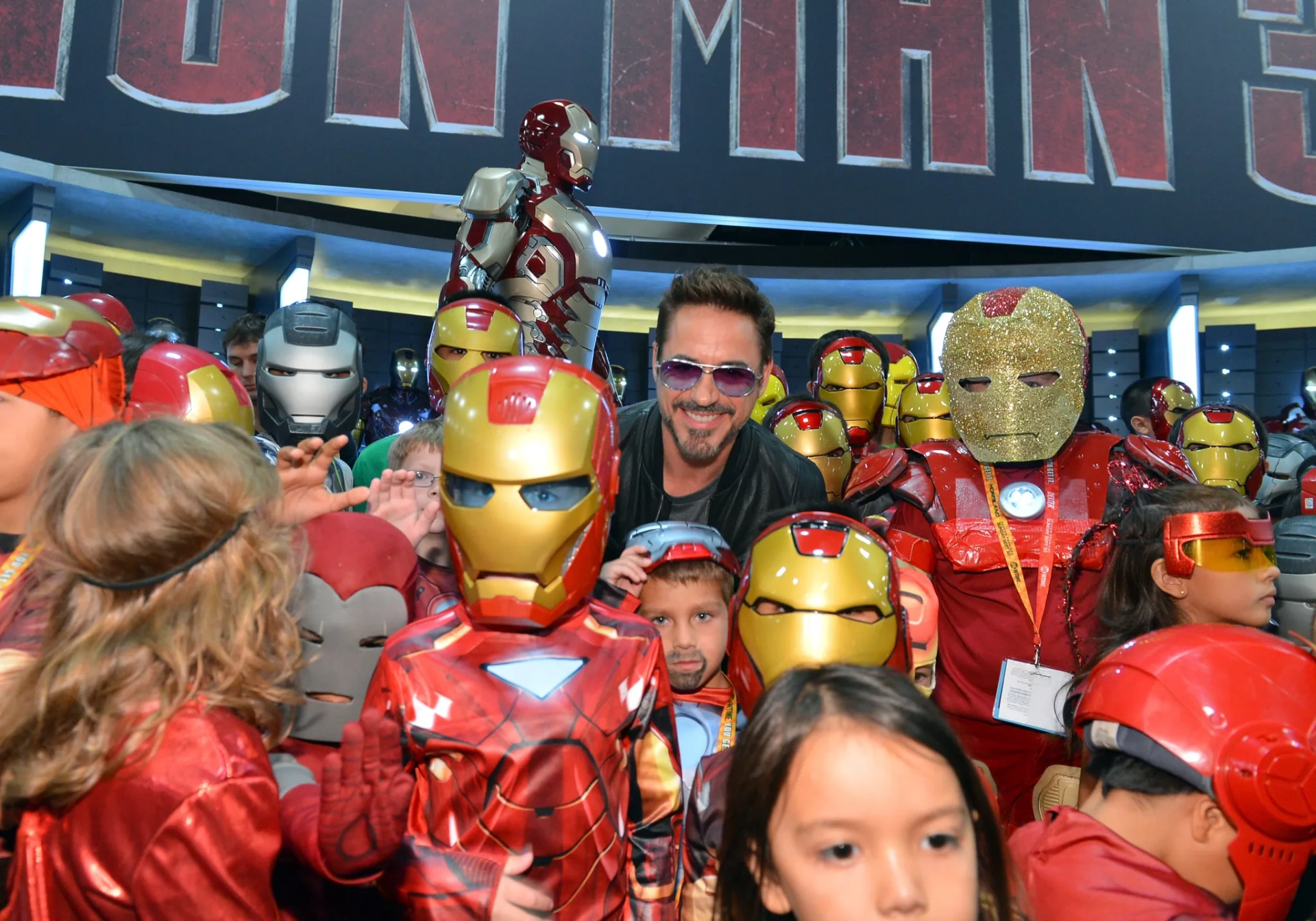 Robert Downey Jr. at an event for Iron Man 3 (2013)