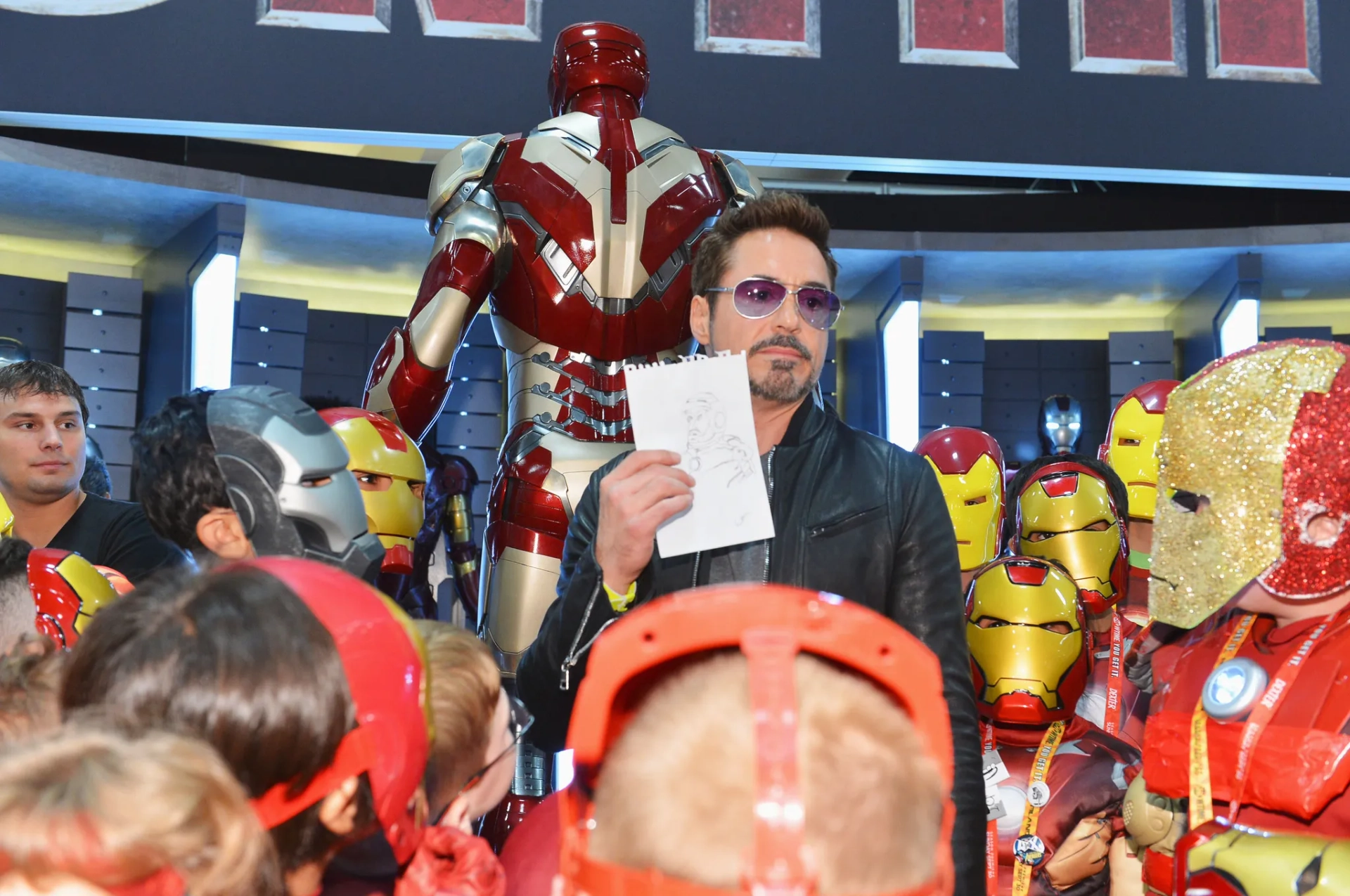 Robert Downey Jr. at an event for Iron Man 3 (2013)