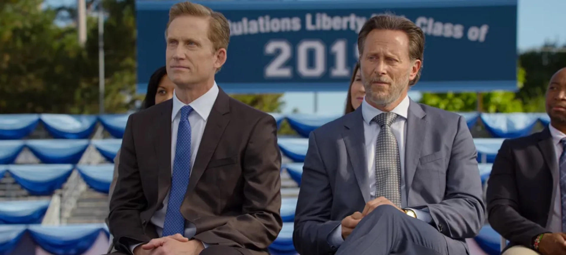 Steven Weber and Reed Diamond in 13 Reasons Why: Graduation (2020)