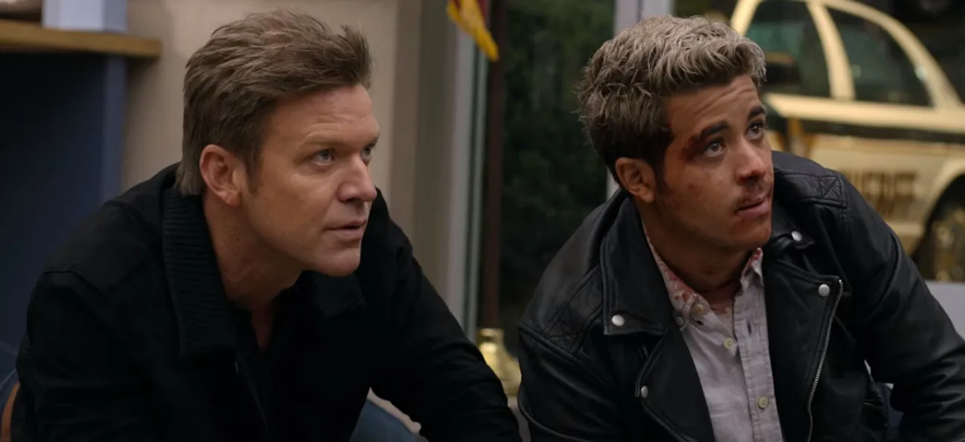 Matt Passmore and Christian Navarro in 13 Reasons Why: Graduation (2020)