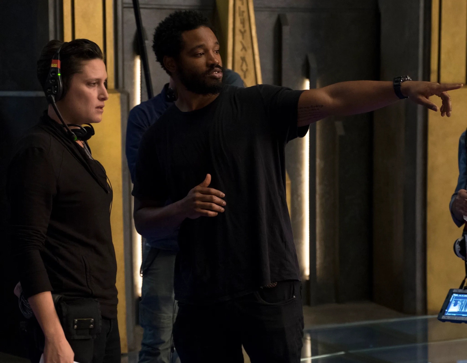 Rachel Morrison and Ryan Coogler in Black Panther (2018)