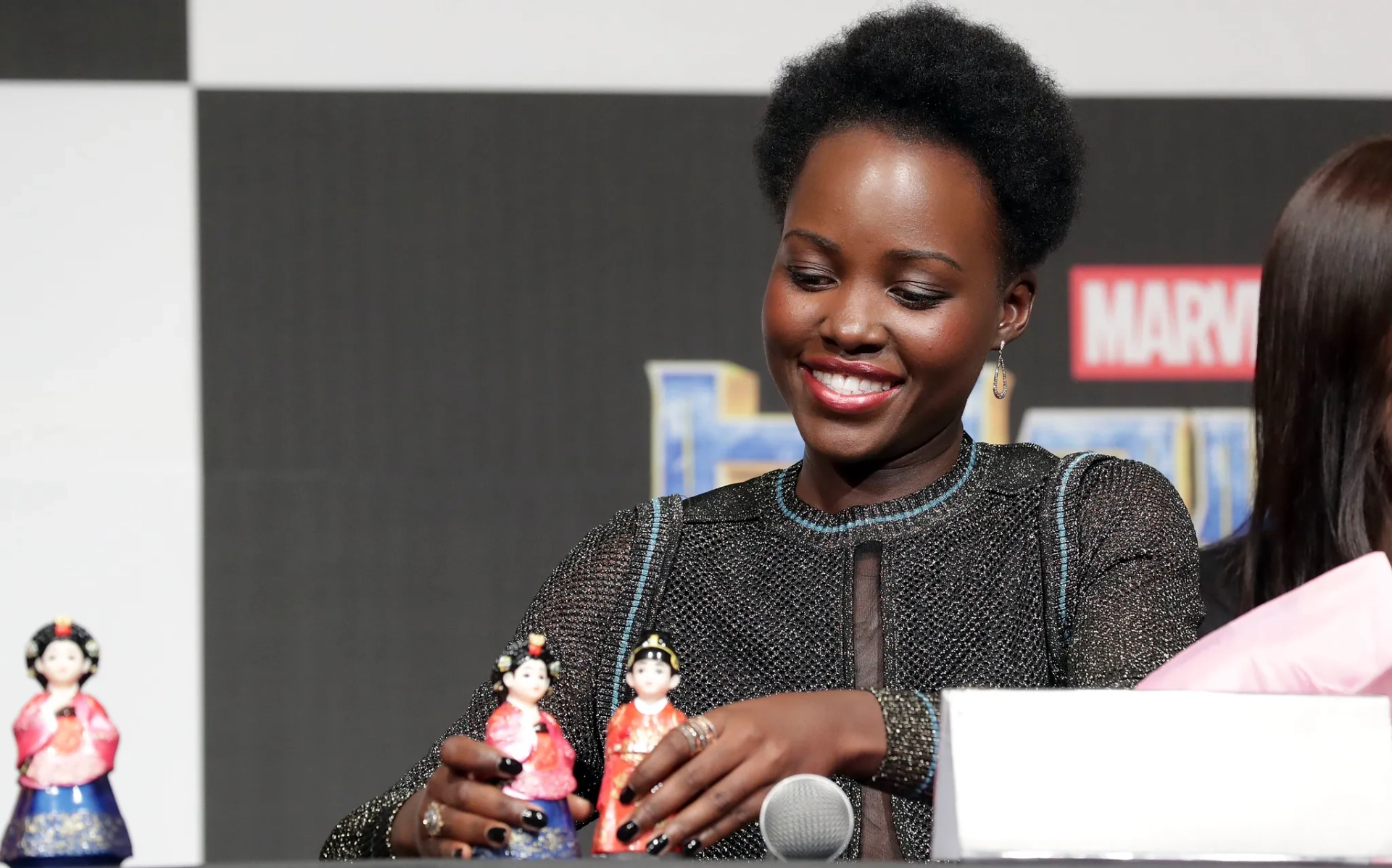 Lupita Nyong'o at an event for Black Panther (2018)