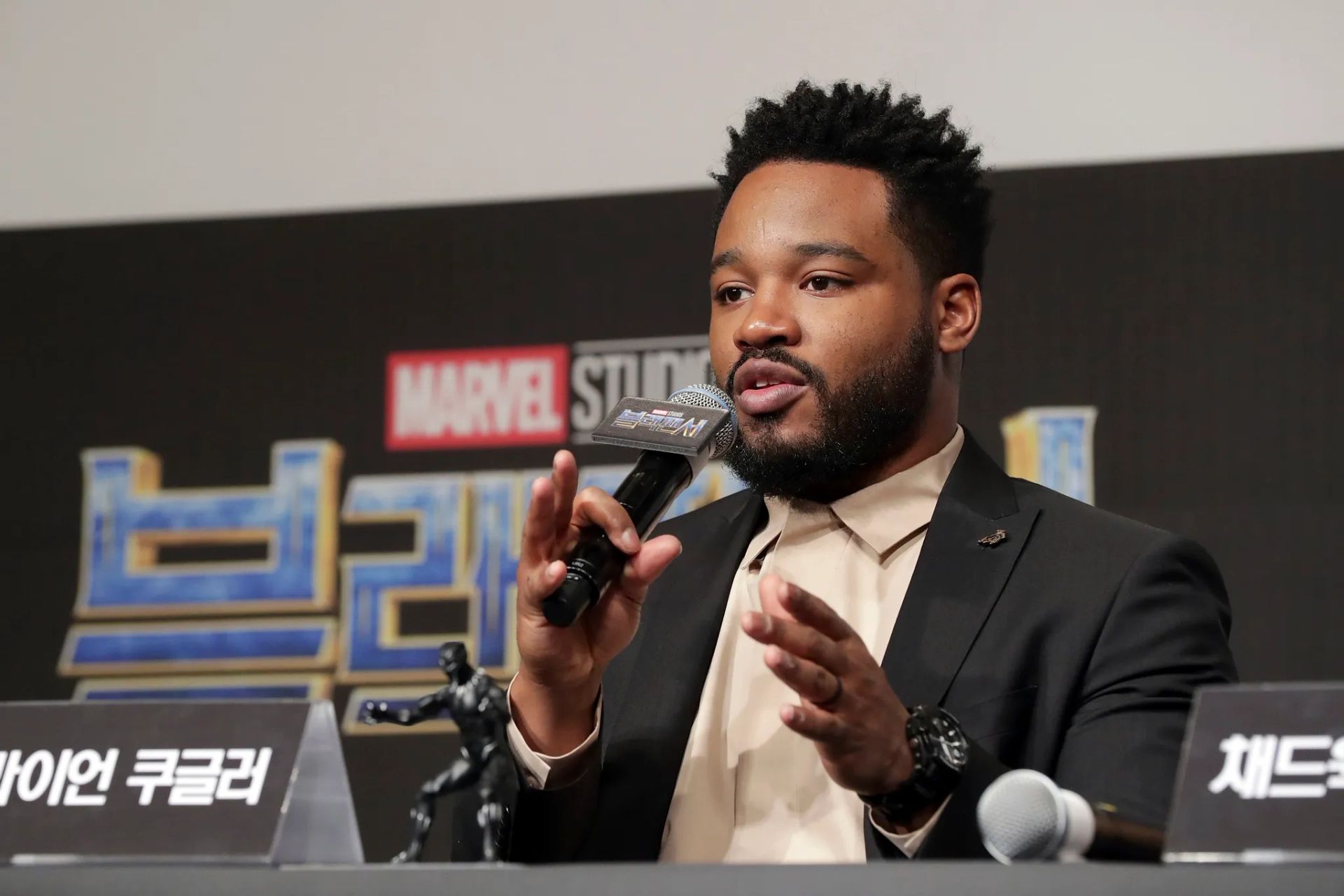 Ryan Coogler at an event for Black Panther (2018)