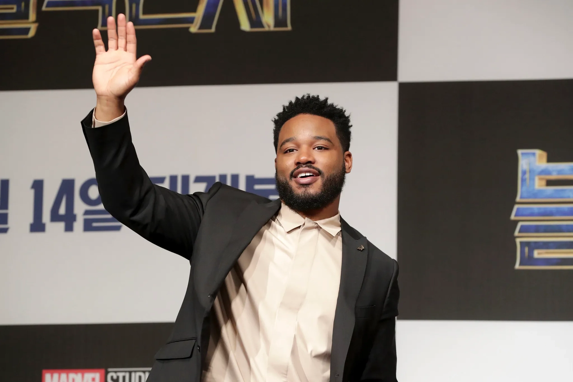 Ryan Coogler at an event for Black Panther (2018)