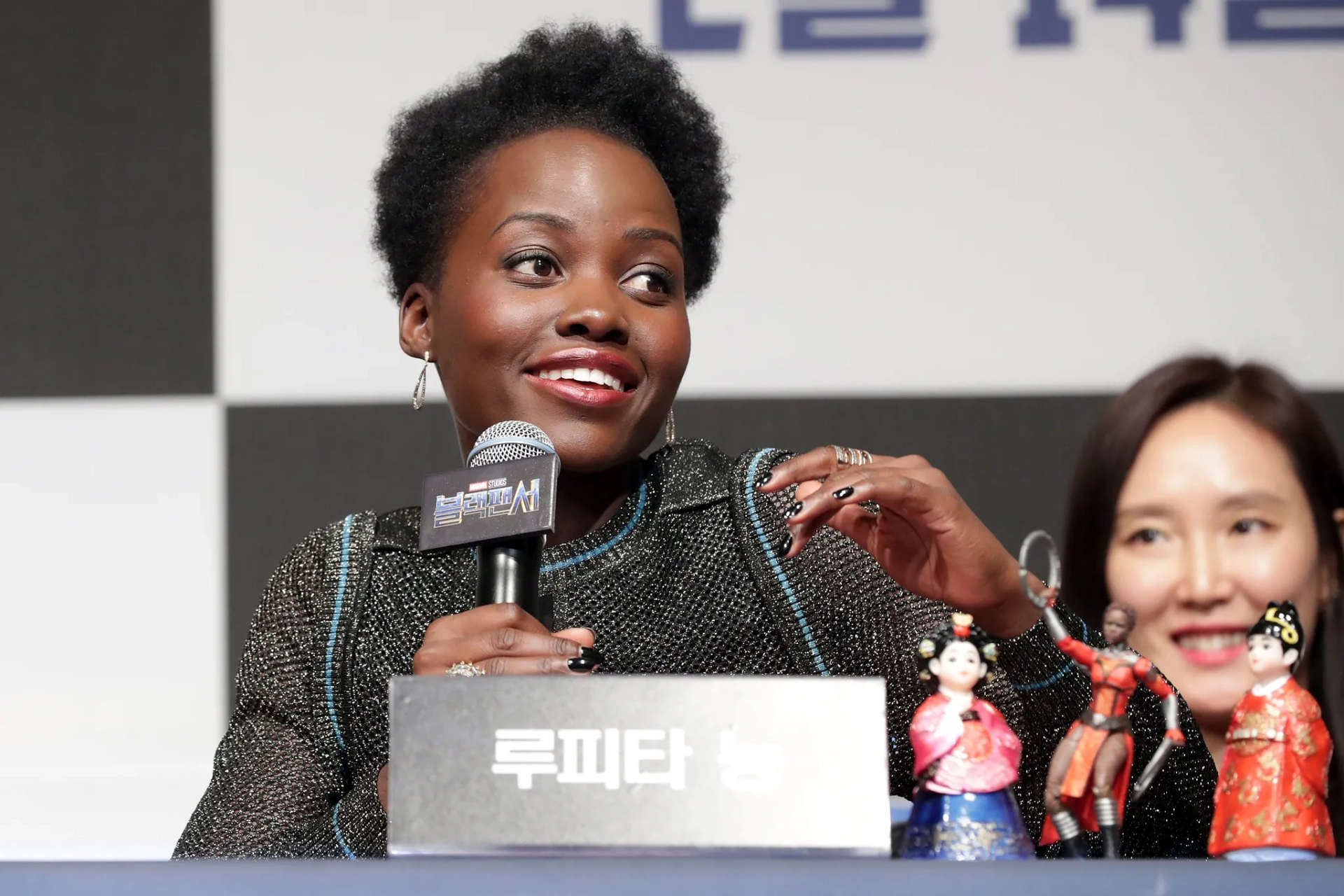 Lupita Nyong'o at an event for Black Panther (2018)