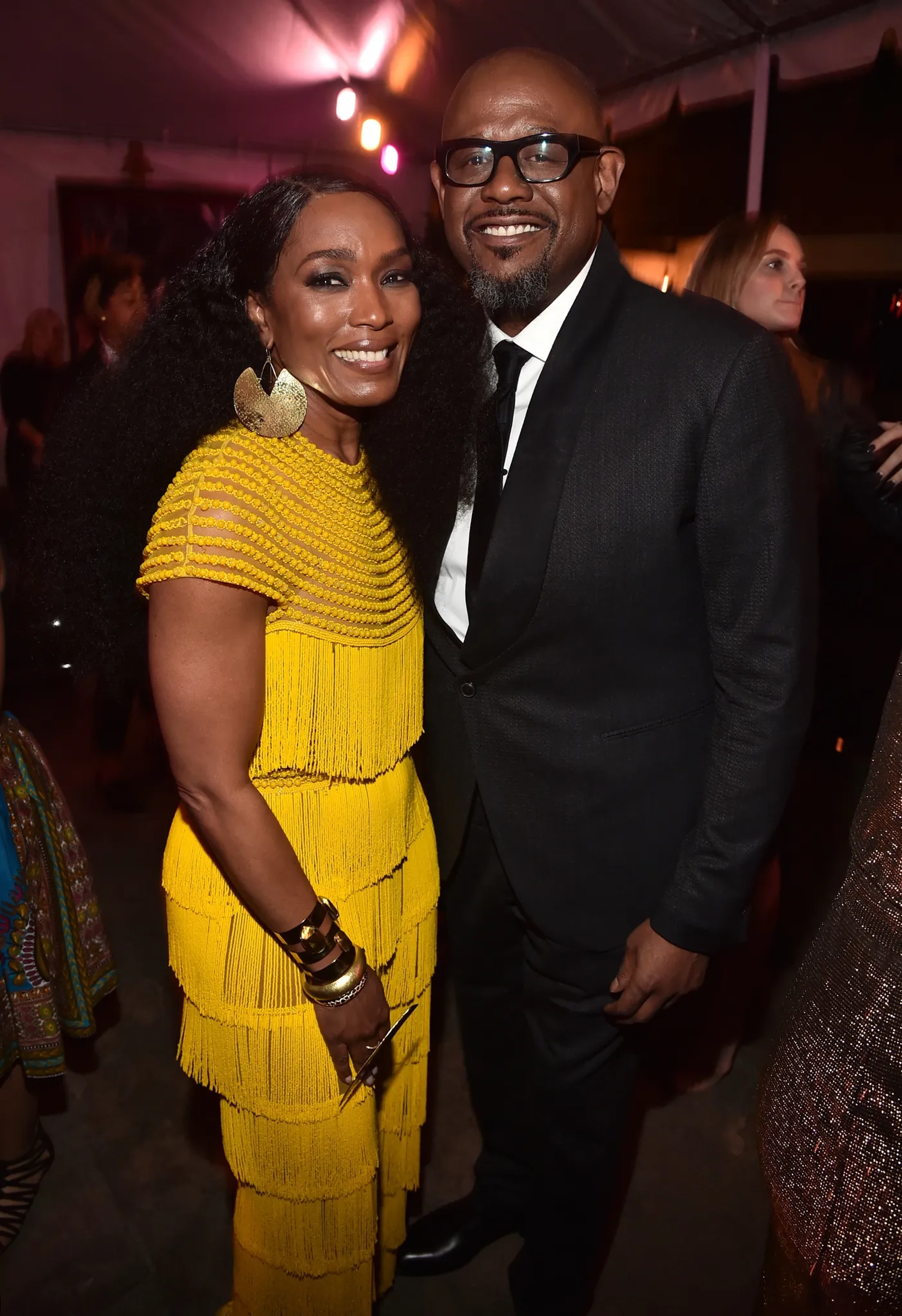 Angela Bassett and Forest Whitaker at an event for Black Panther (2018)