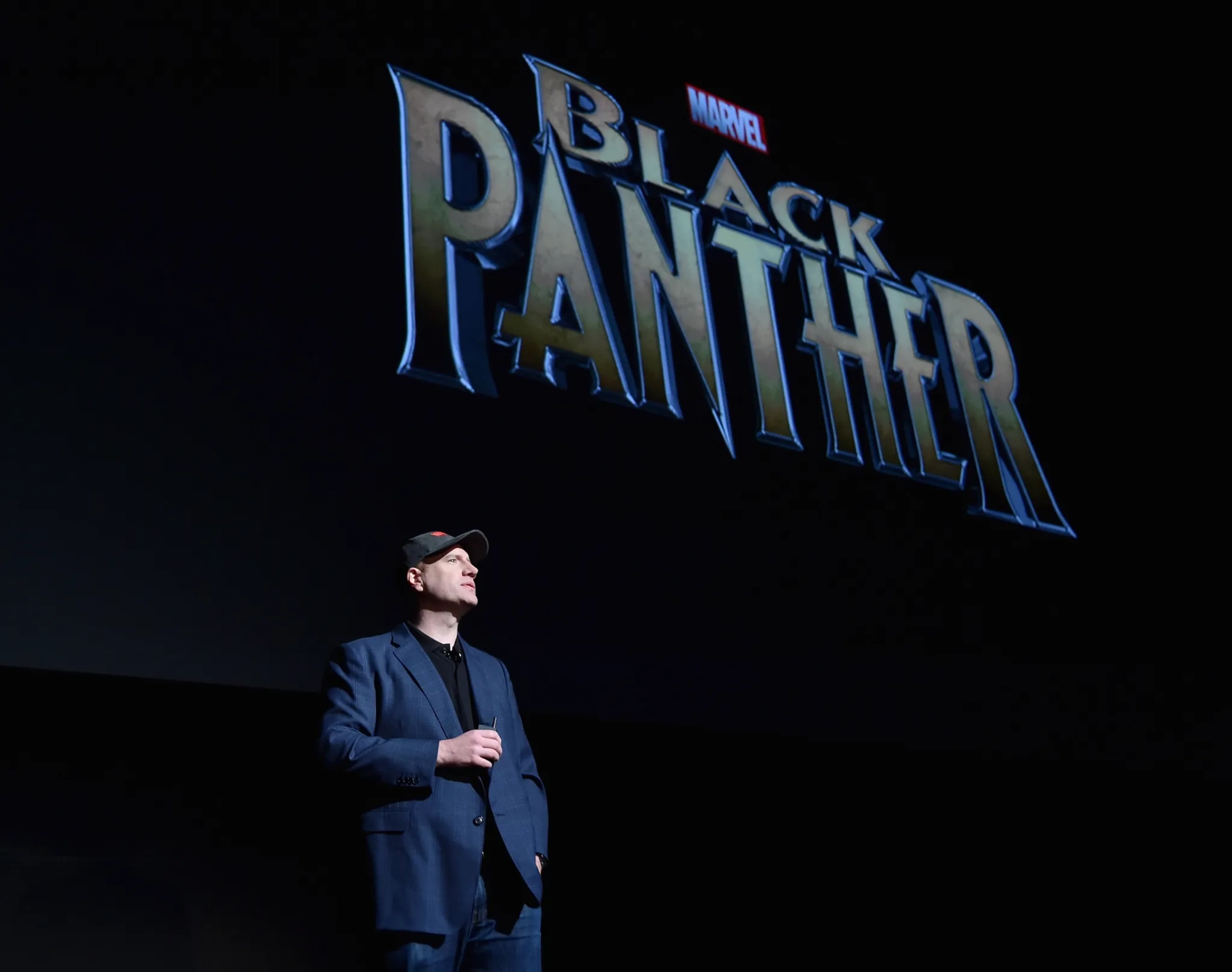 Kevin Feige at an event for Black Panther (2018)