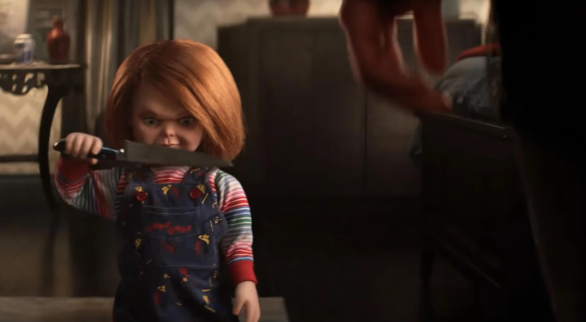 Brad Dourif and Zackary Arthur in Chucky (2021)