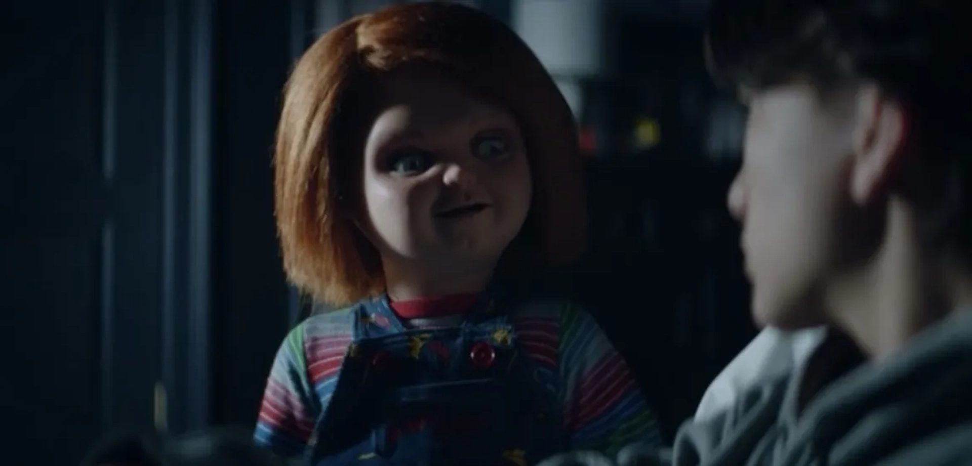 Brad Dourif and Teo Briones in Chucky: Twice the Grieving, Double the Loss (2021)