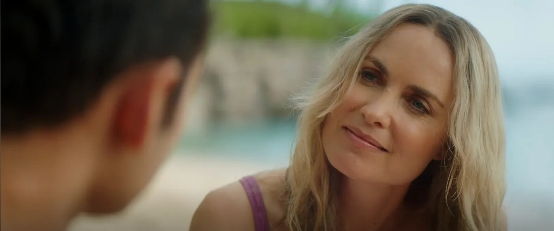 Radha Mitchell and Adan Canto in 2 Hearts (2020)