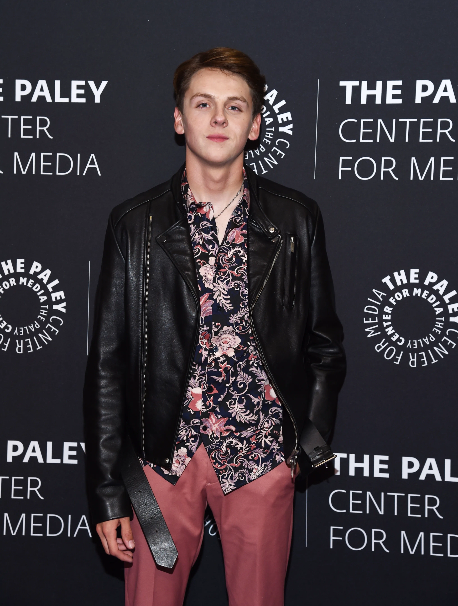 Jacob Bertrand at an event for Cobra Kai (2018)