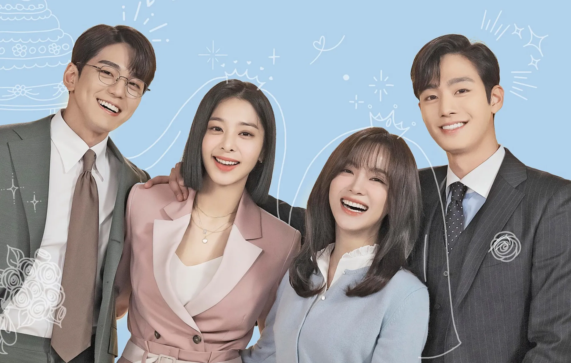 Min-Kyu Kim, Ahn Hyo-Seop, Se-Jeong Kim, and Seol In-ah in Business Proposal (2022)