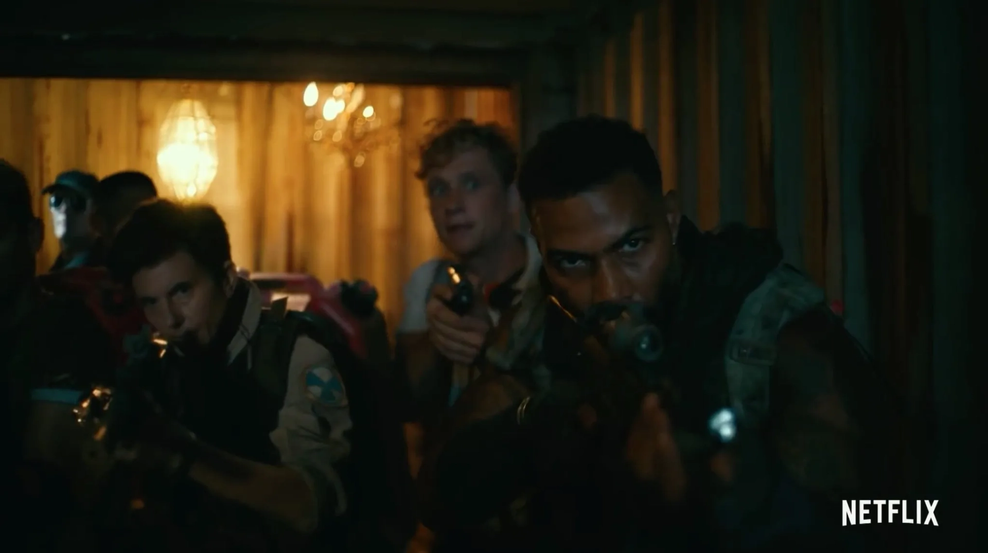 Tig Notaro, Matthias Schweighöfer, and Omari Hardwick in Army of the Dead (2021)