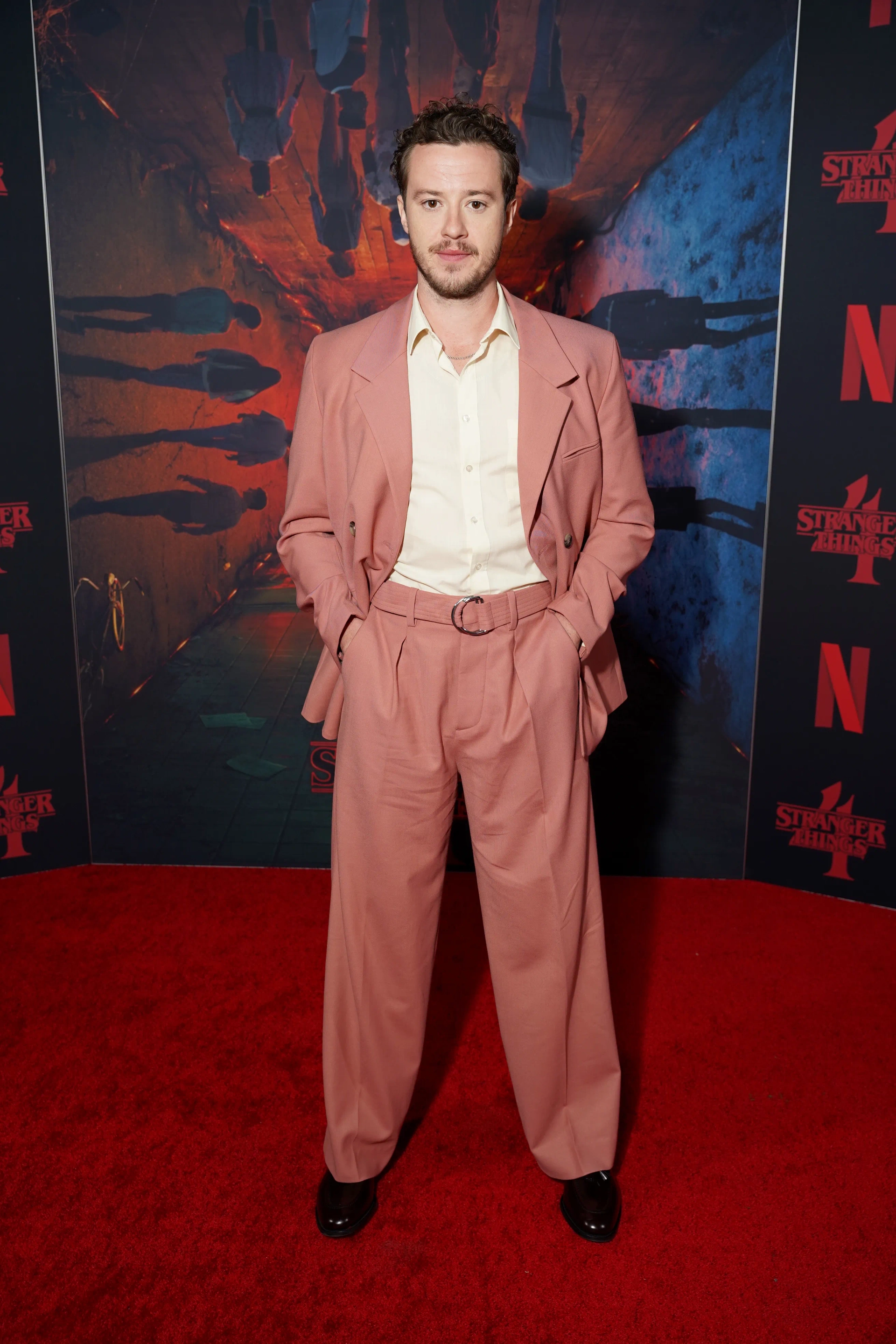 Joseph Quinn at an event for Stranger Things (2016)