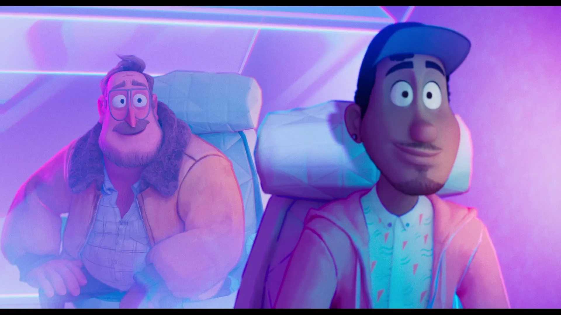 Danny McBride and Eric André in The Mitchells vs the Machines (2021)