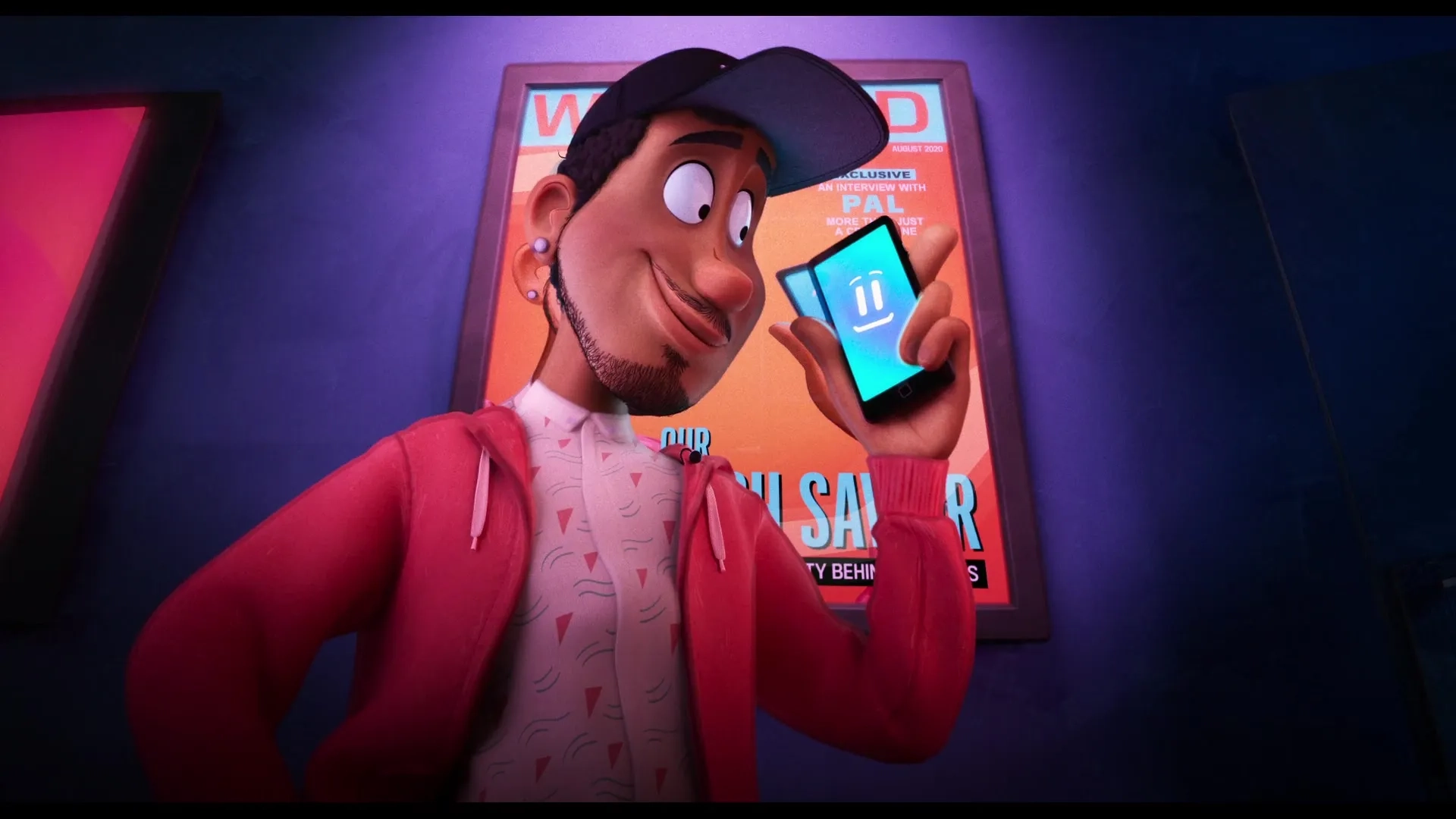 Olivia Colman and Eric André in The Mitchells vs the Machines (2021)