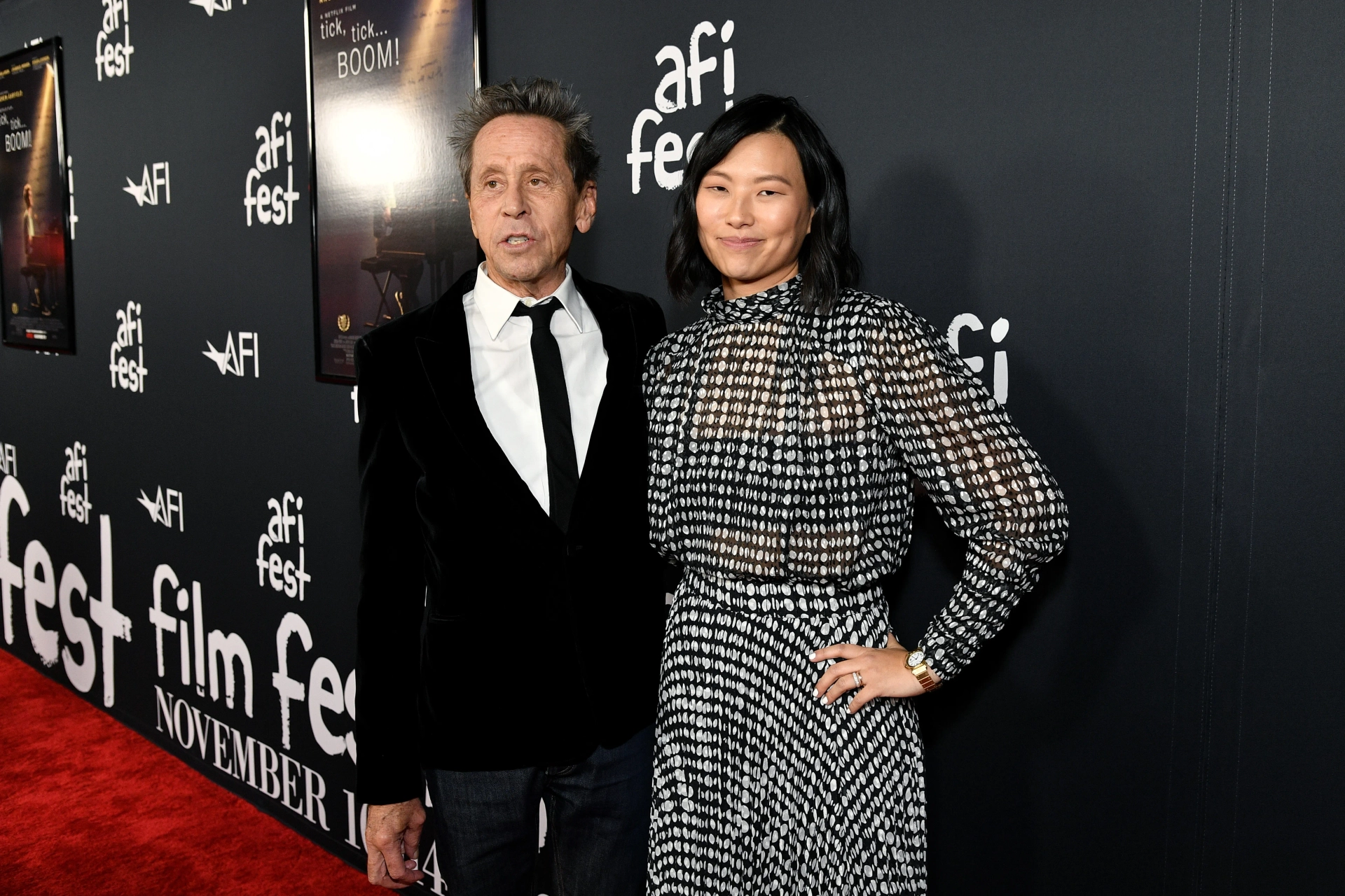 Brian Grazer and Julie Oh at an event for tick, tick... BOOM! (2021)